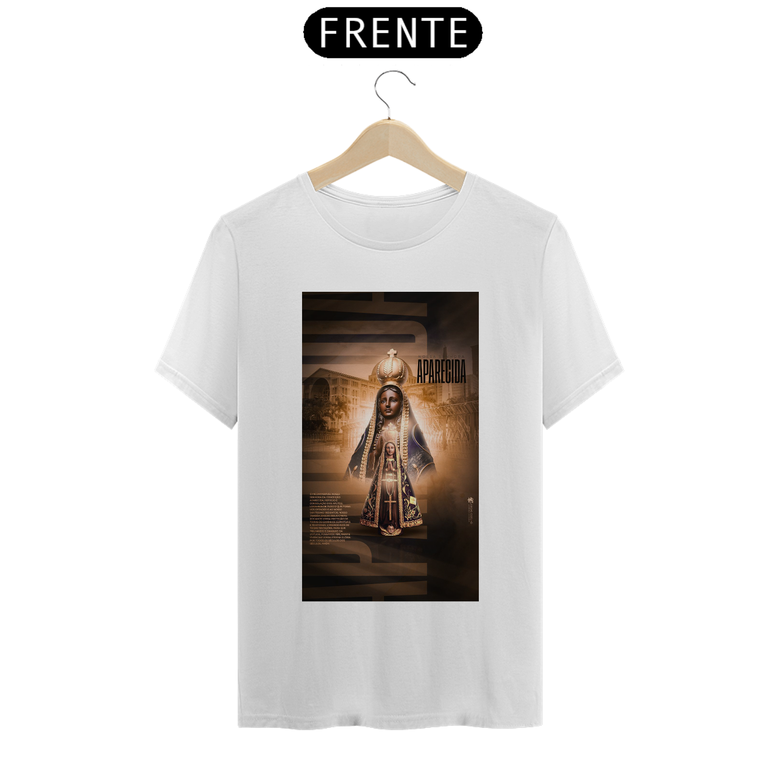 Nome do produto: T-SHIRT NOSSA SENHORA APARECIDA