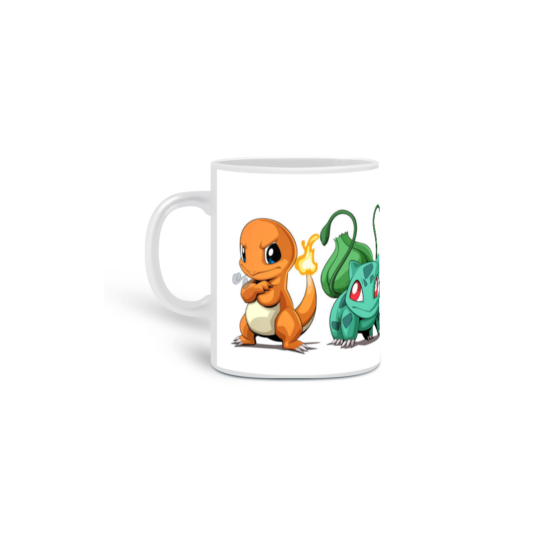 Nome do produto: CANECA POKEMON INICIAIS