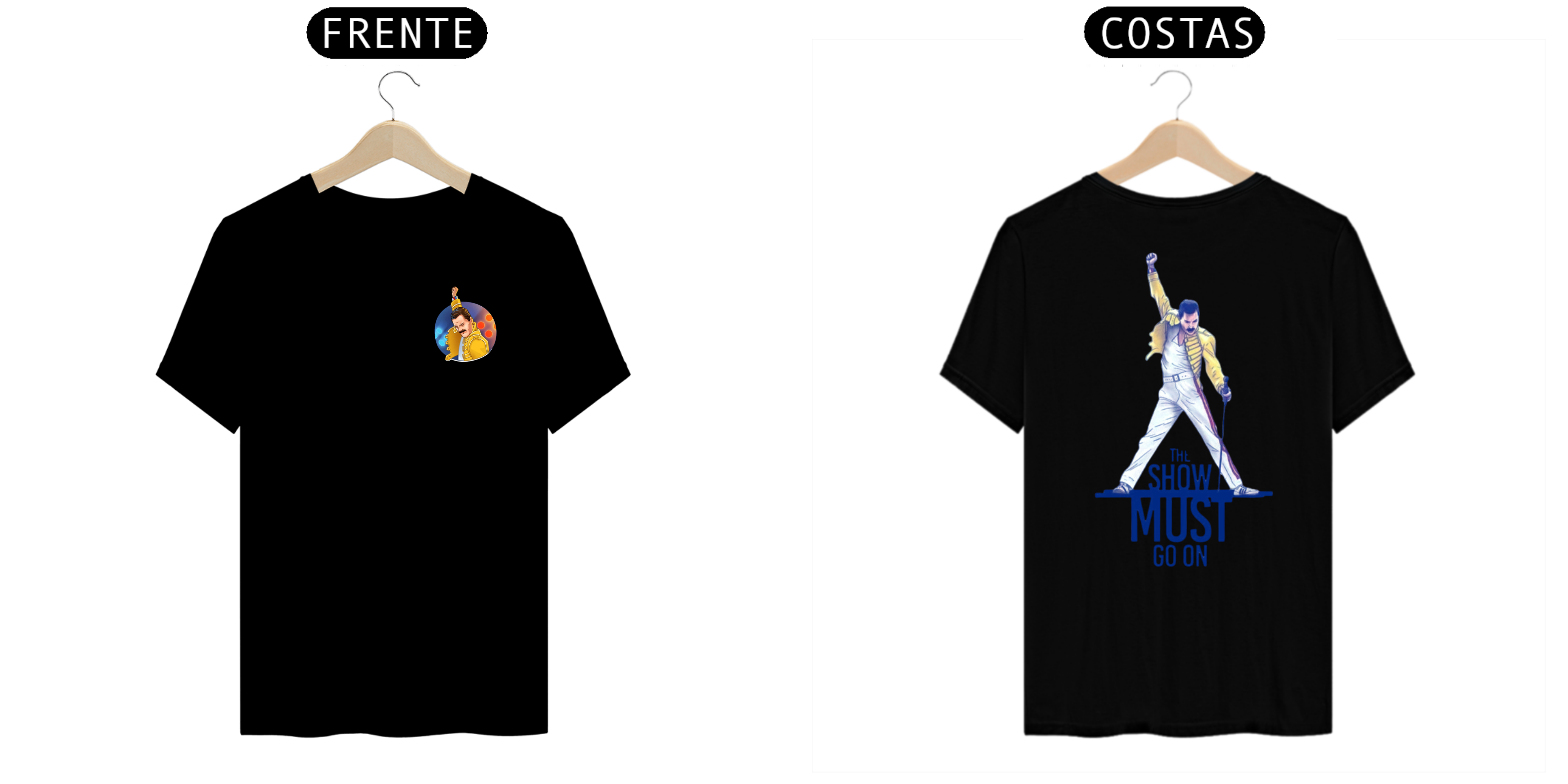 Nome do produto: CAMISA FREDDIE MERCURY