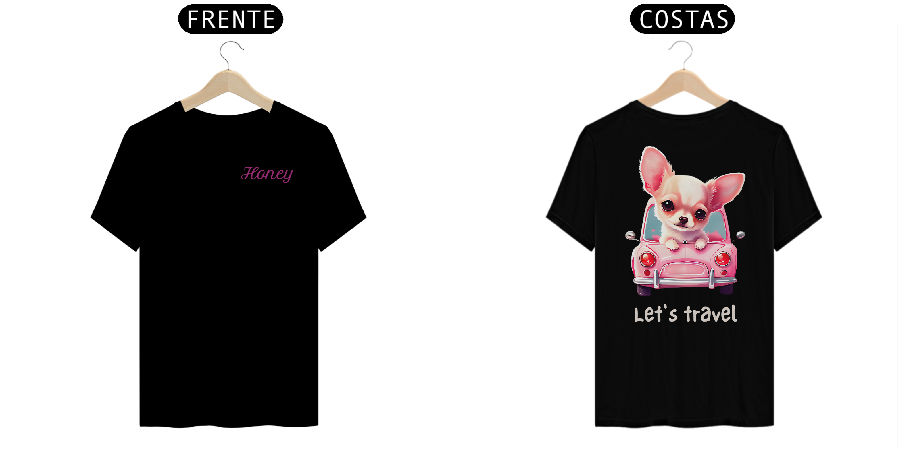 Nome do produto: CAMISETA VAMOS VIAJAR