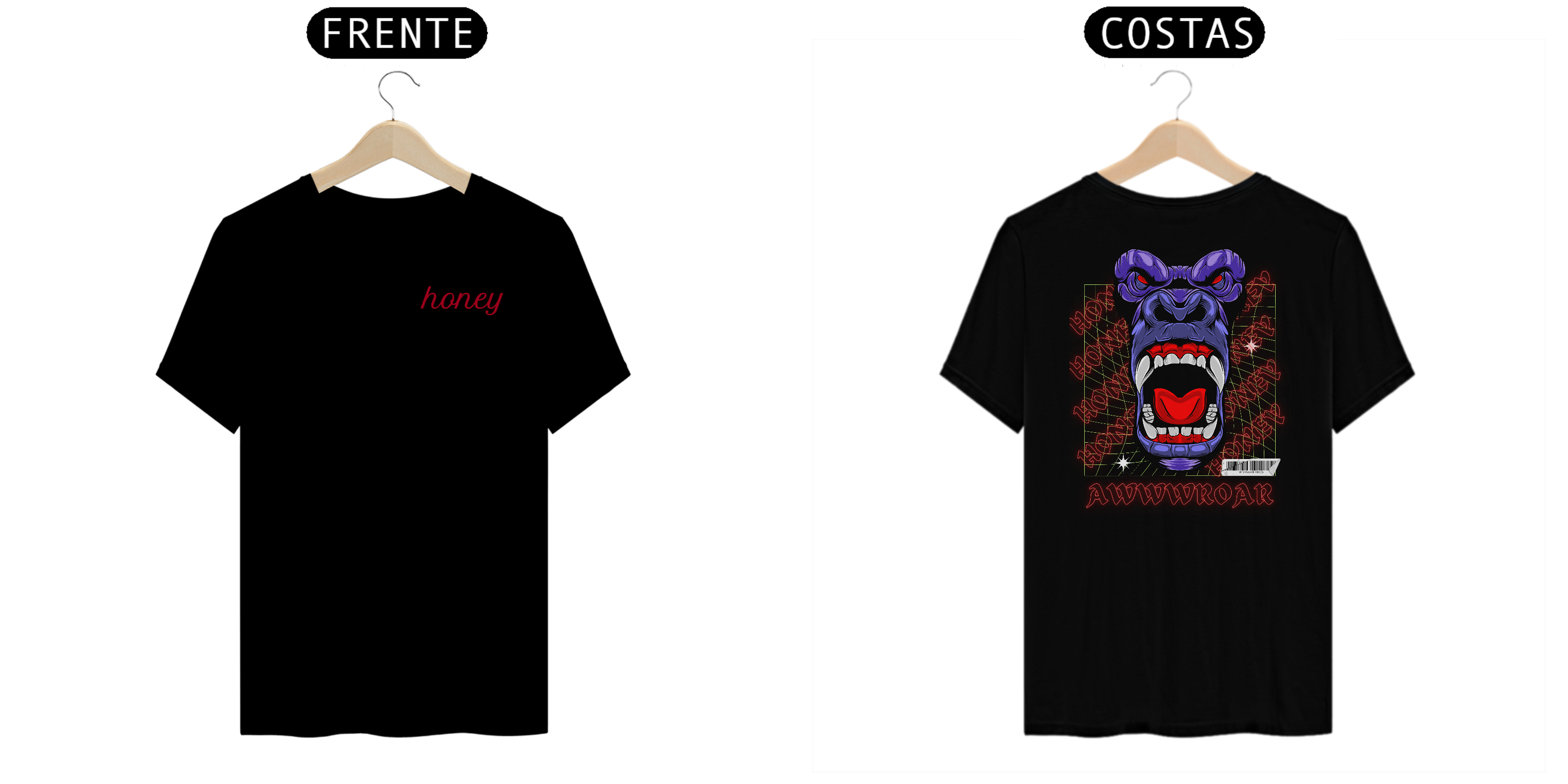 Nome do produto: CAMISETA MONKEY HONEY