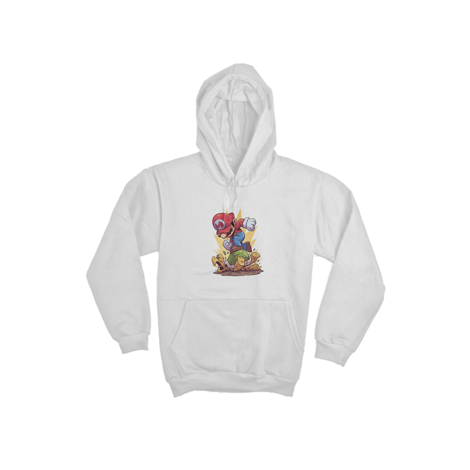 Nome do produto: Moletom Canguru com capuz Super Mario