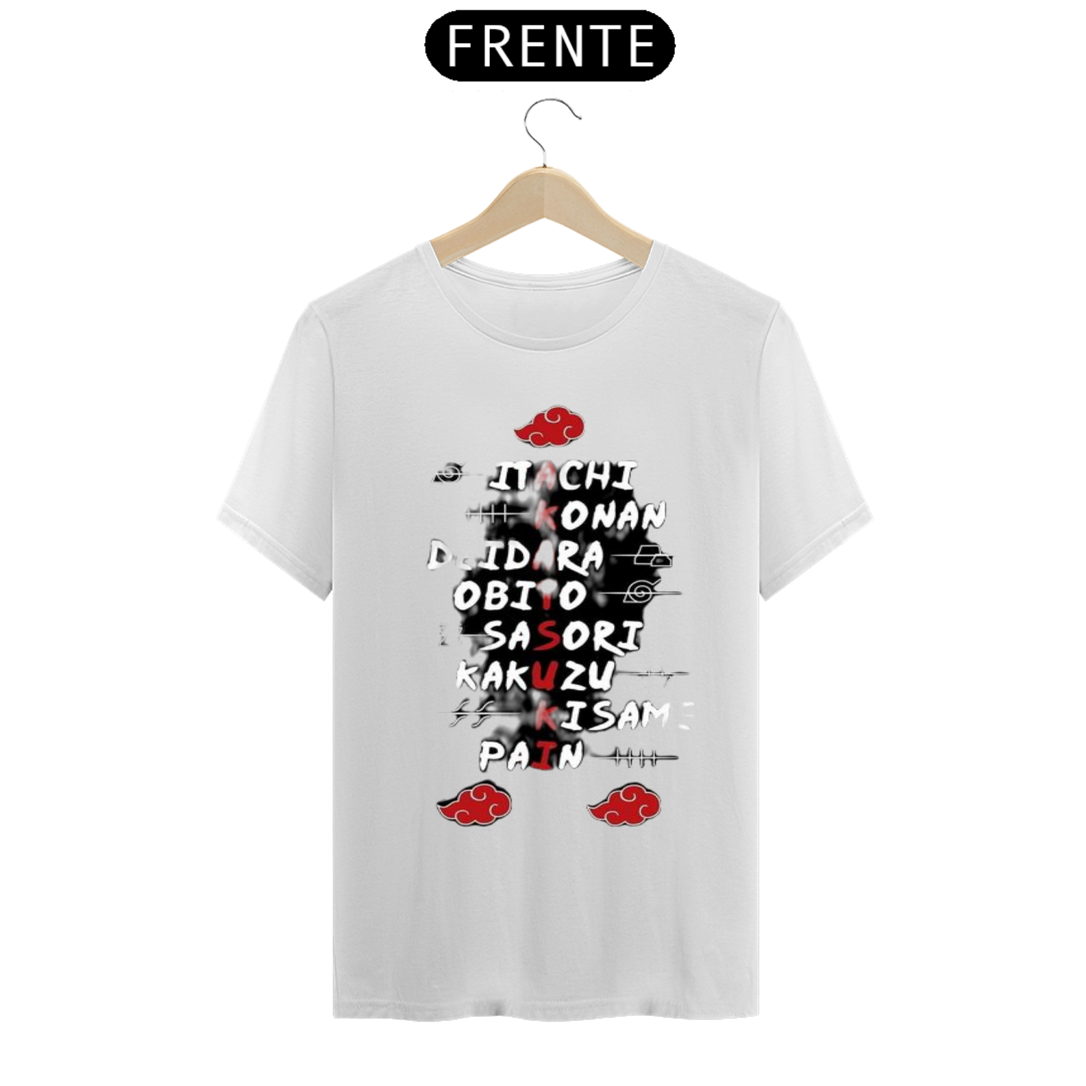 Nome do produto: Camiseta Akatsuki