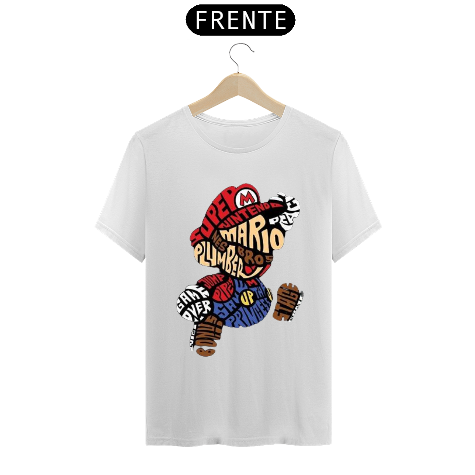 Nome do produto: Camiseta Mario Bros