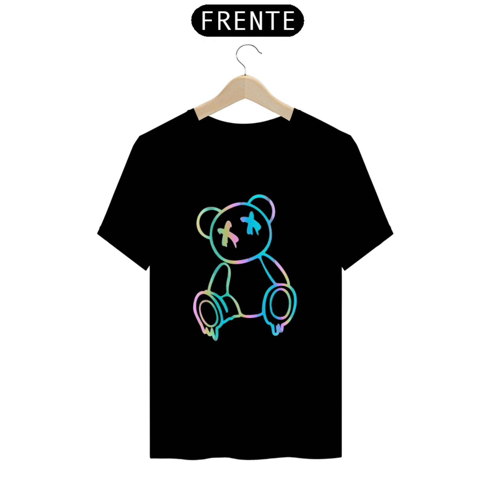 Nome do produto: Camiseta Urso Neon