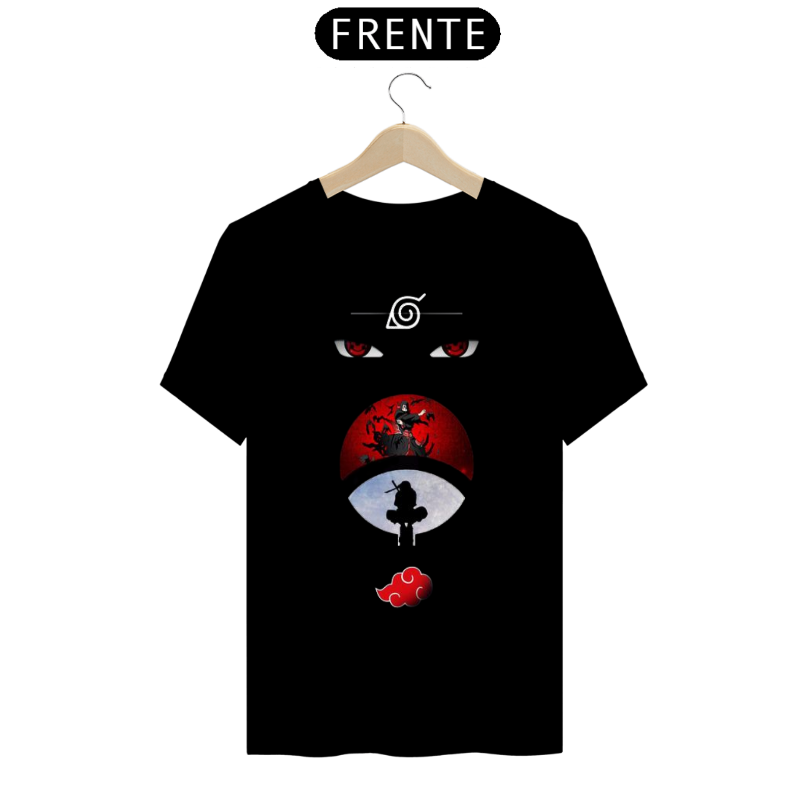 Nome do produto: Camiseta Itachi Akatsuki
