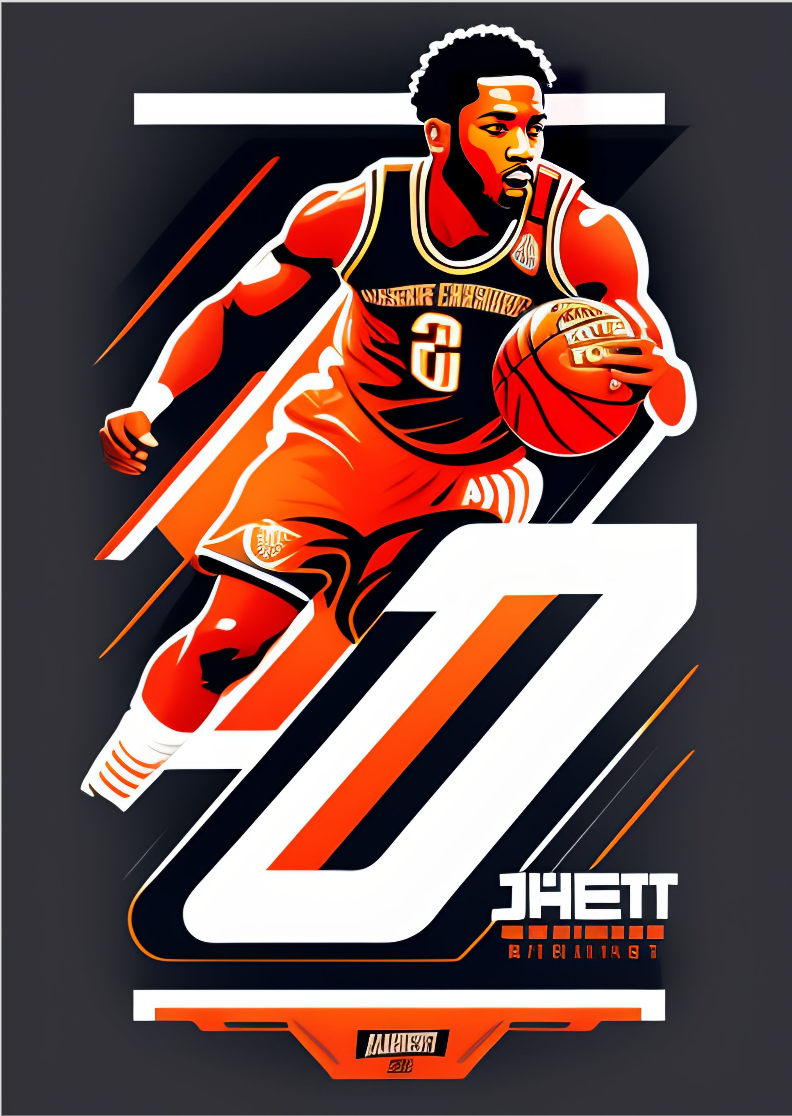 Nome do produto: Poster Basquete