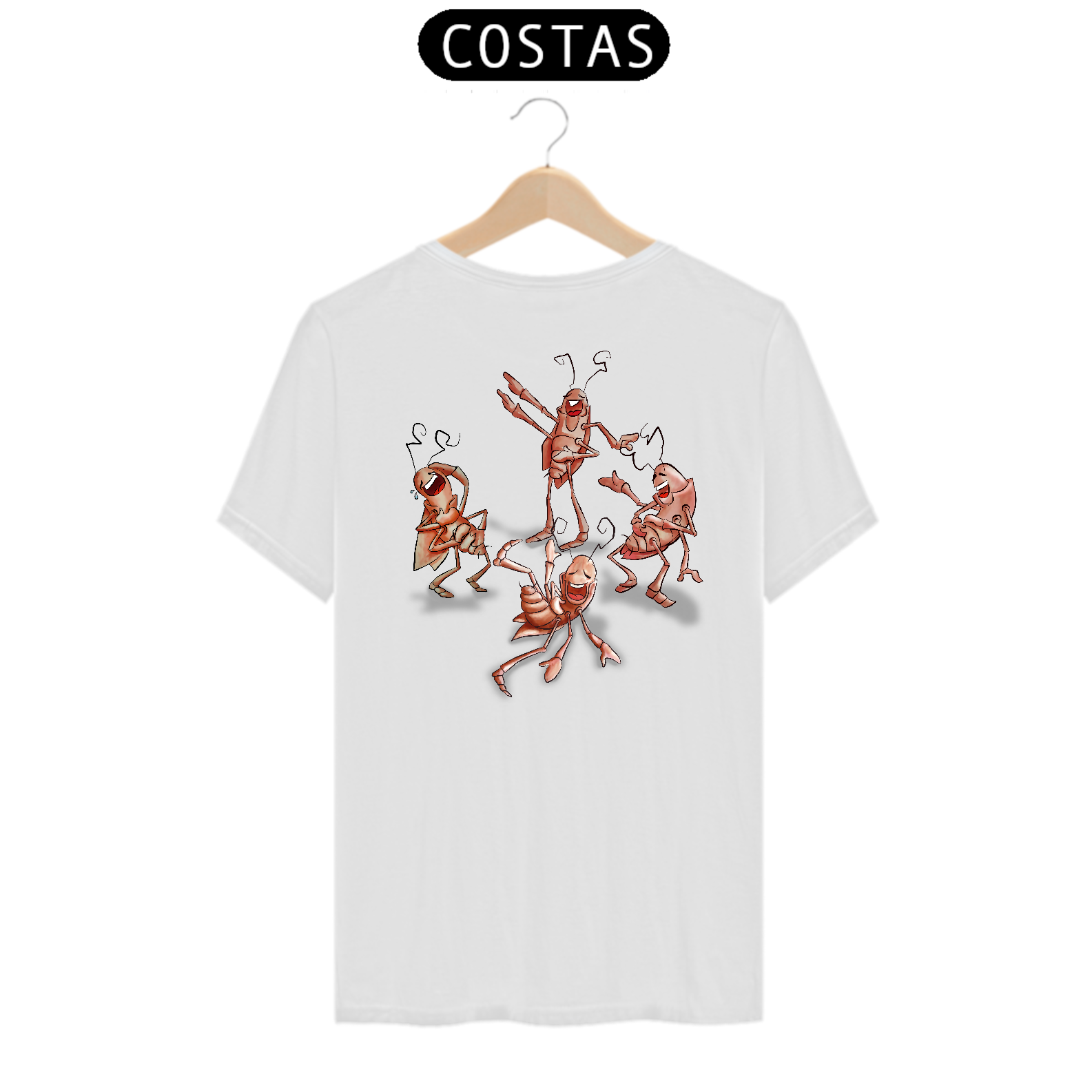 Nome do produto: 4 baratas Amigas - Costas