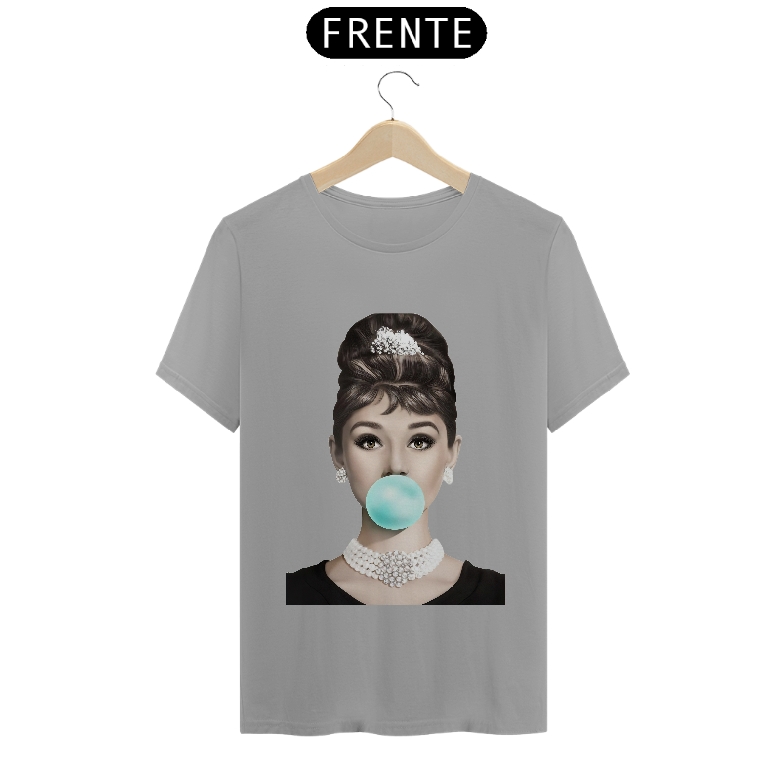 Nome do produto: Camiseta Pinup Bubble Gum