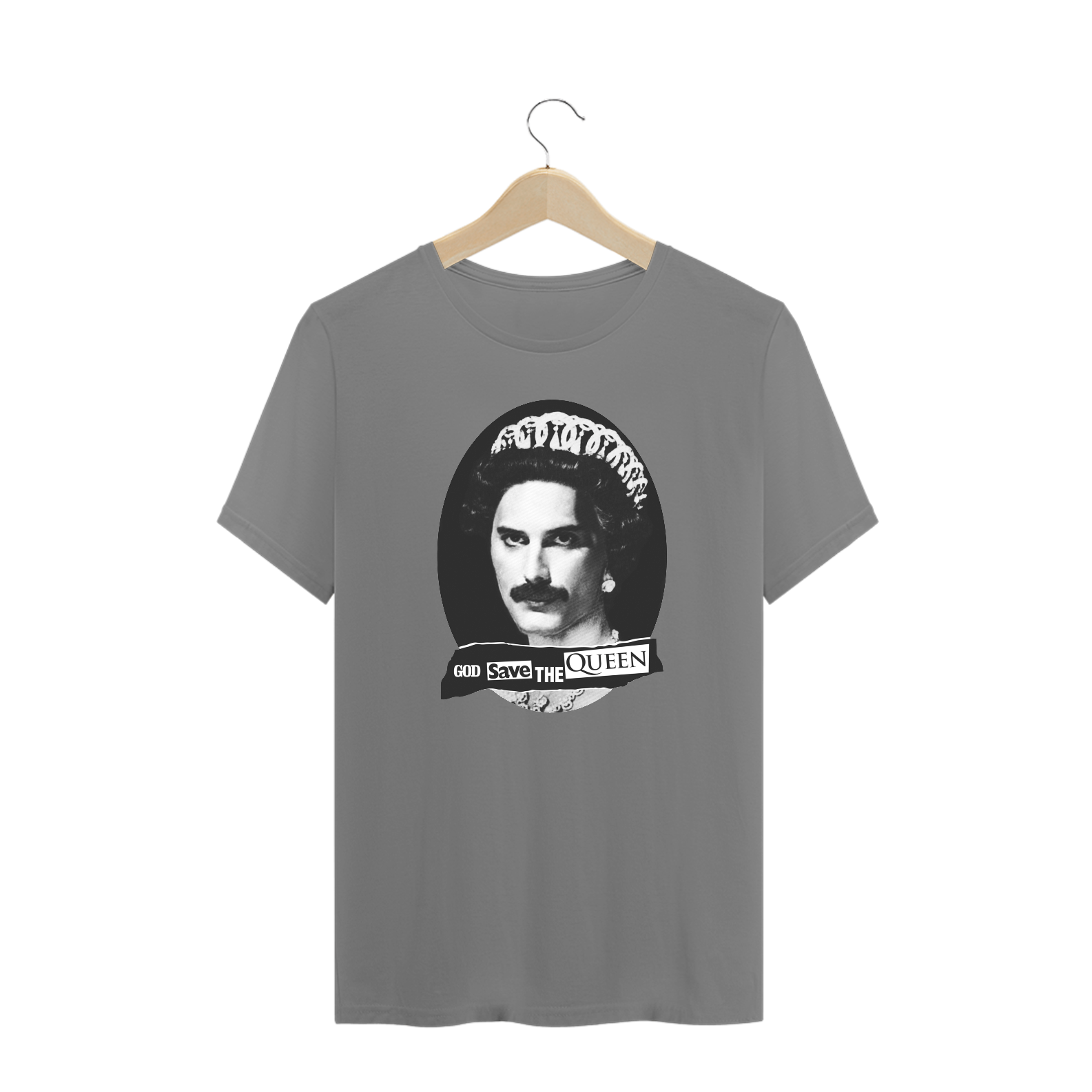 Nome do produto: Camiseta Plus Size Queen