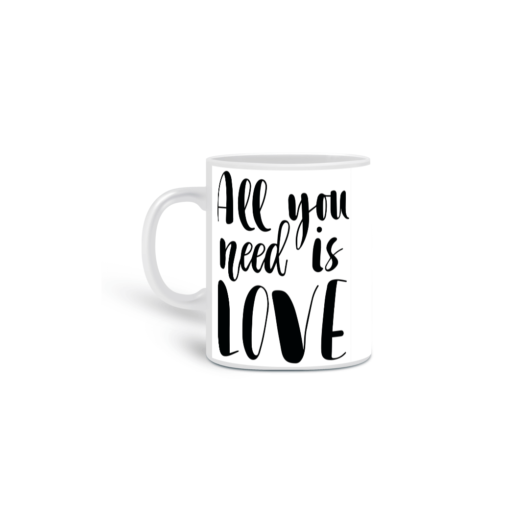 Nome do produto: Caneca Frase The Beatles