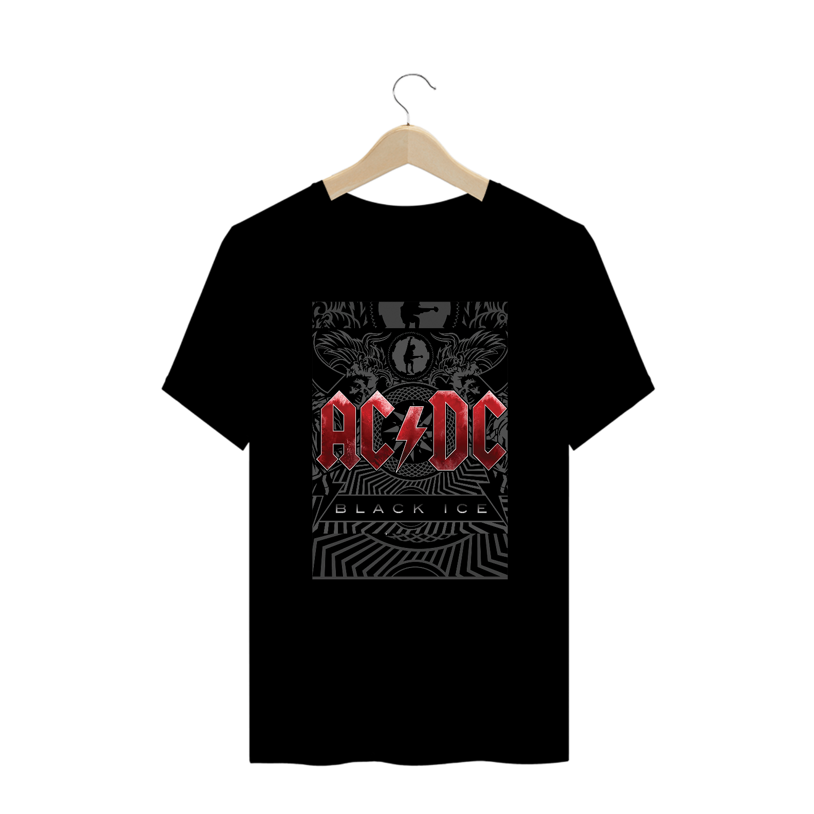 Nome do produto: Camiseta Plus Size AC/DC