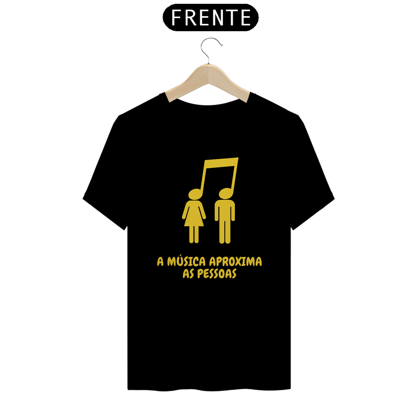 Nome do produto: Camiseta Música