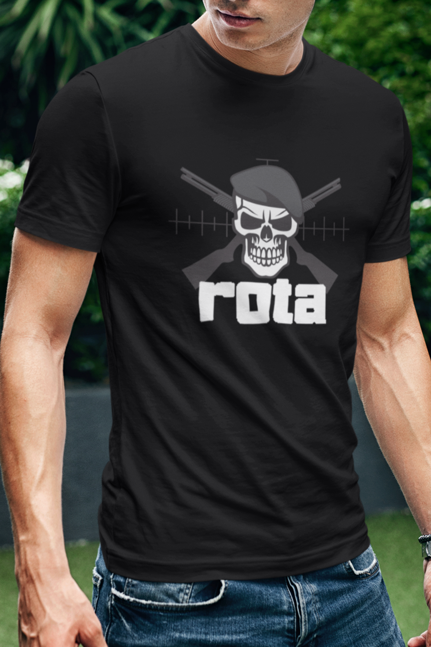 Nome do produto: Camiseta ROTA Caveira 2 