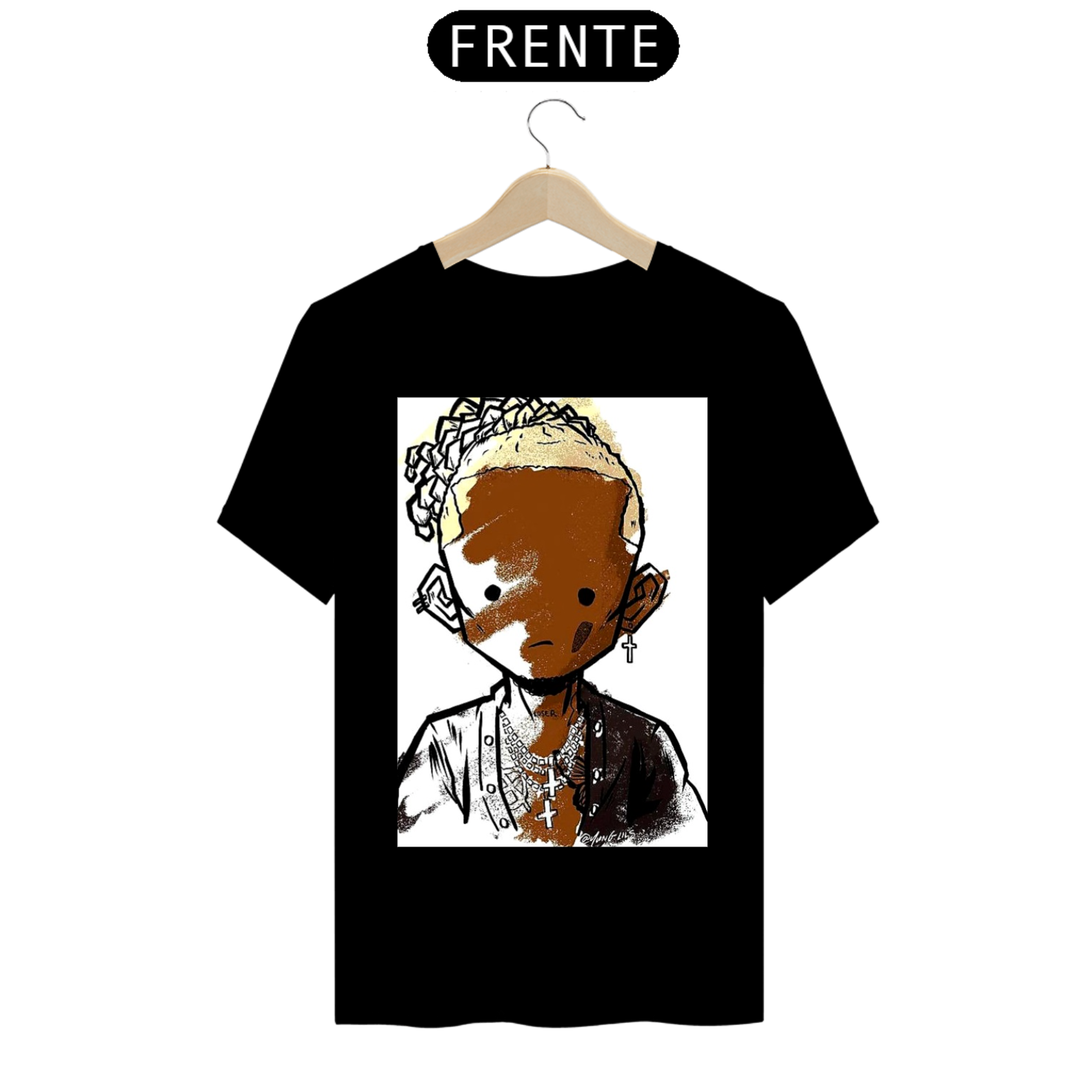 Nome do produto: Camisa preto é branco 