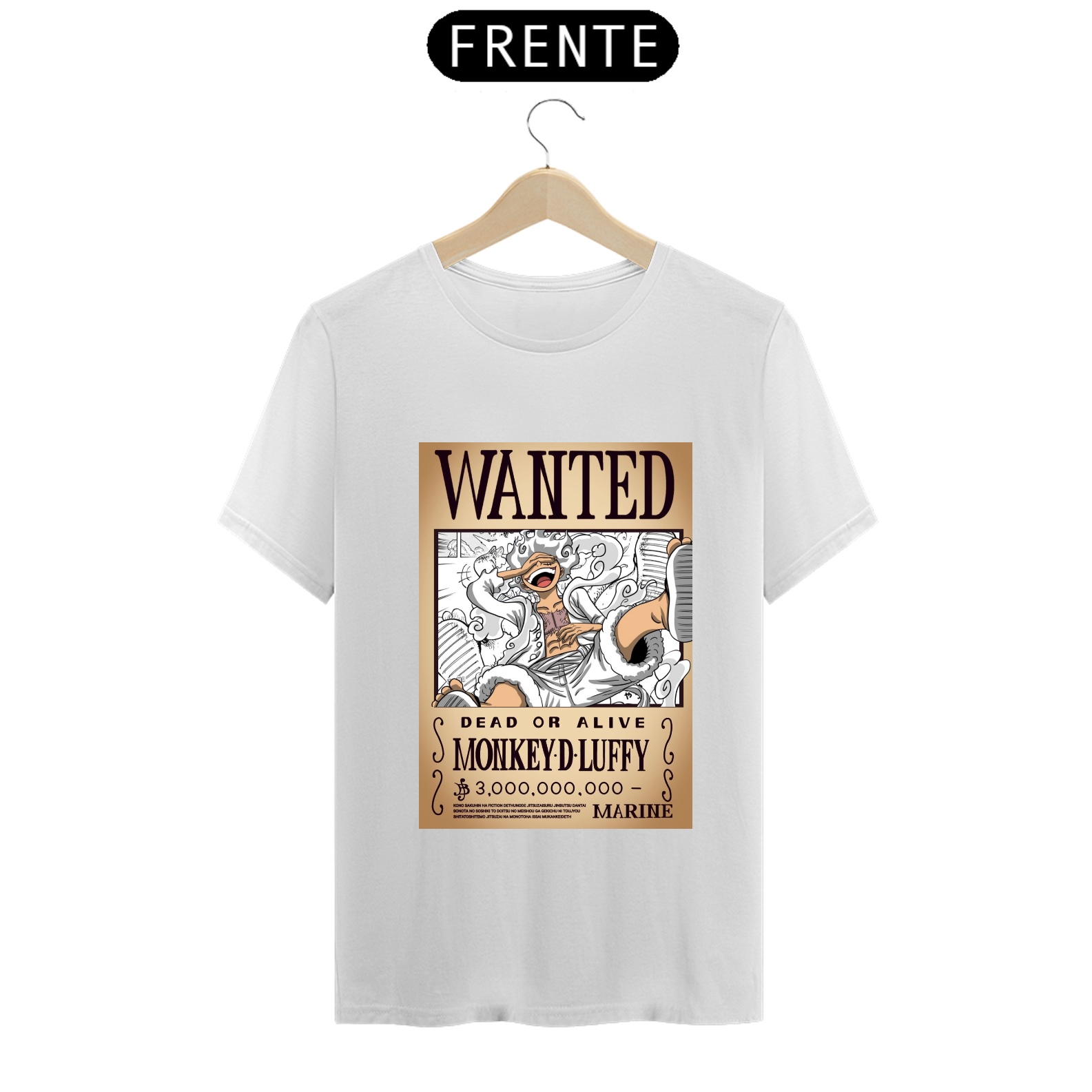 Nome do produto: WANTED LUFFY 