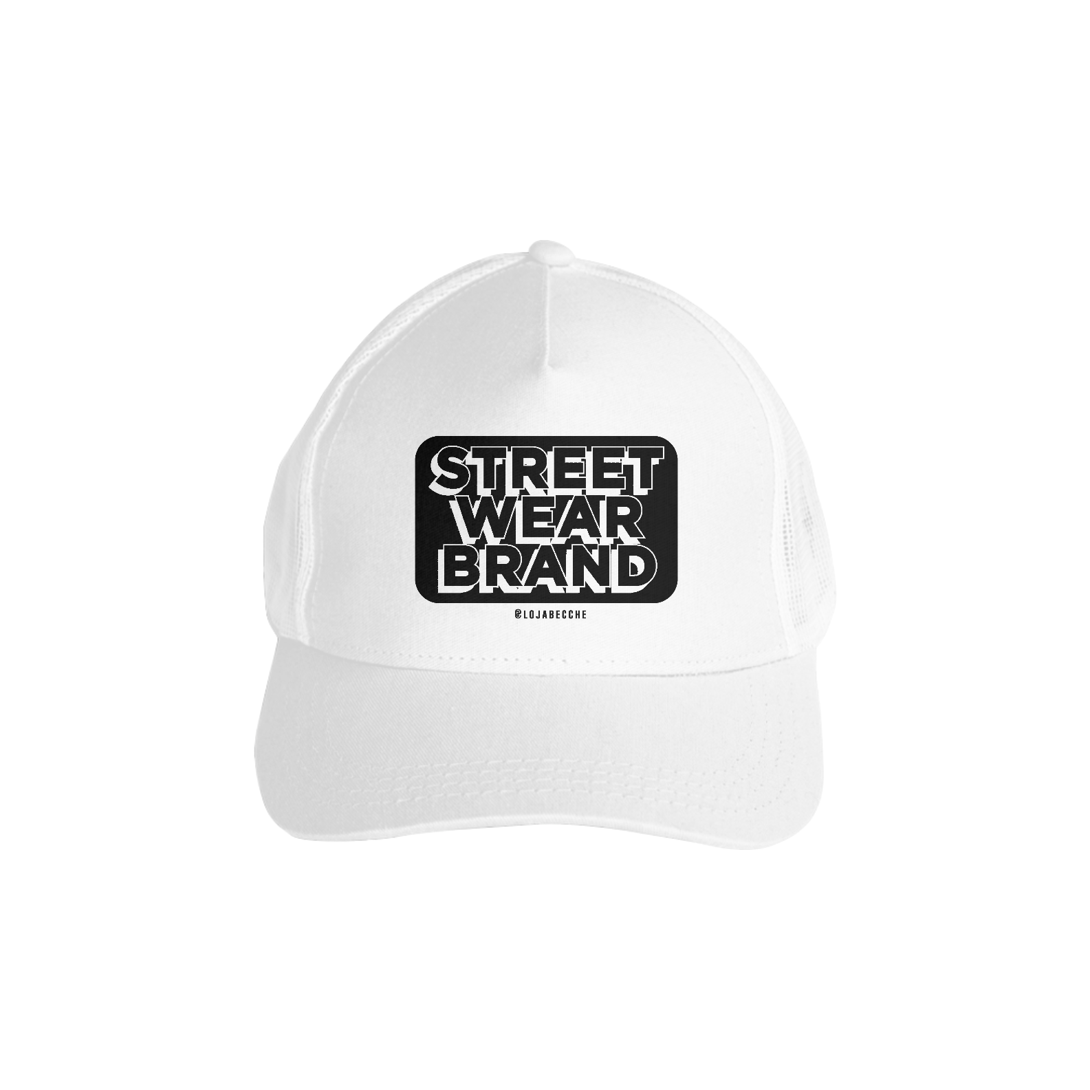 Nome do produto: Boné Americano Com Tela (branco ou vermelho) | StreetWear Urbano | UNISSEX