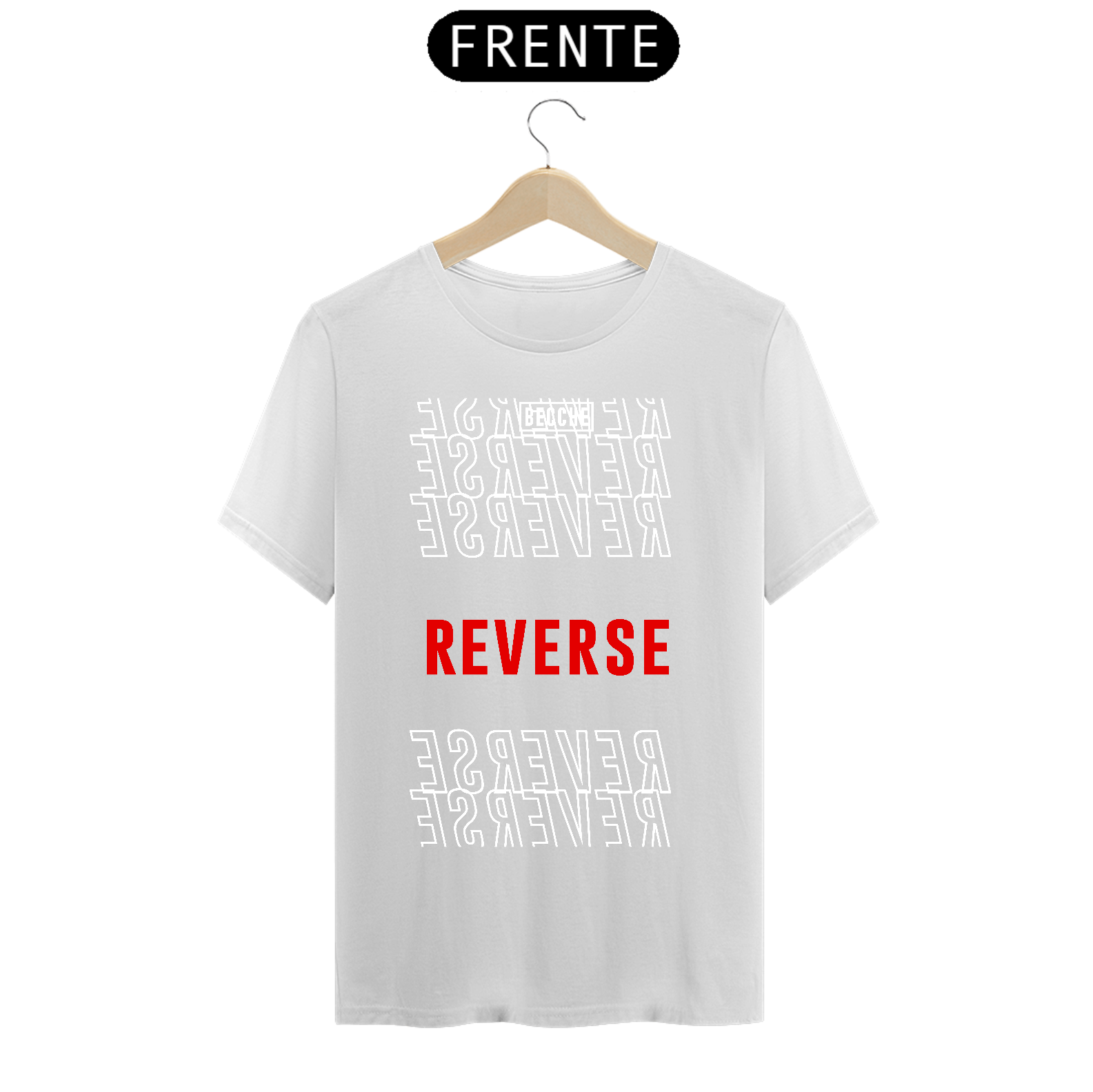 Nome do produto: camiseta REVERSE | cor: preto | algodão fresco