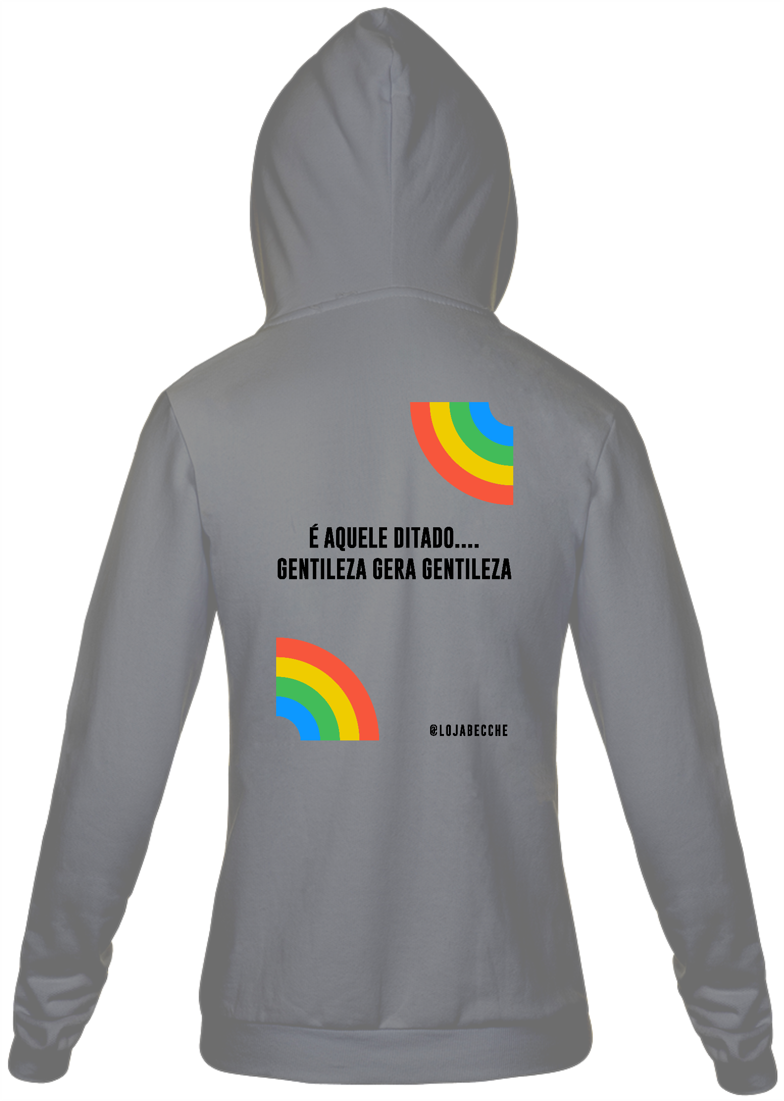 Nome do produto: Moletom unissex c/ ziper | Gentileza Gera Gentileza