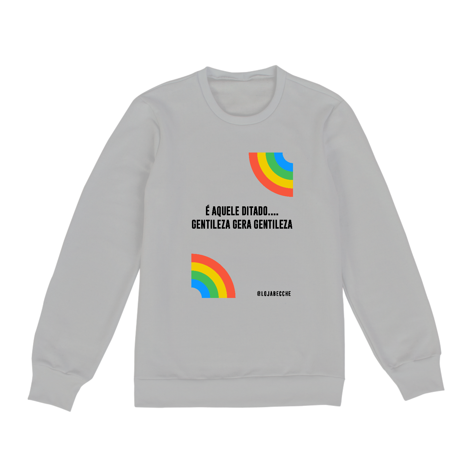 Nome do produto: Moletom Fechado Unissex | Gentileza gera gentileza