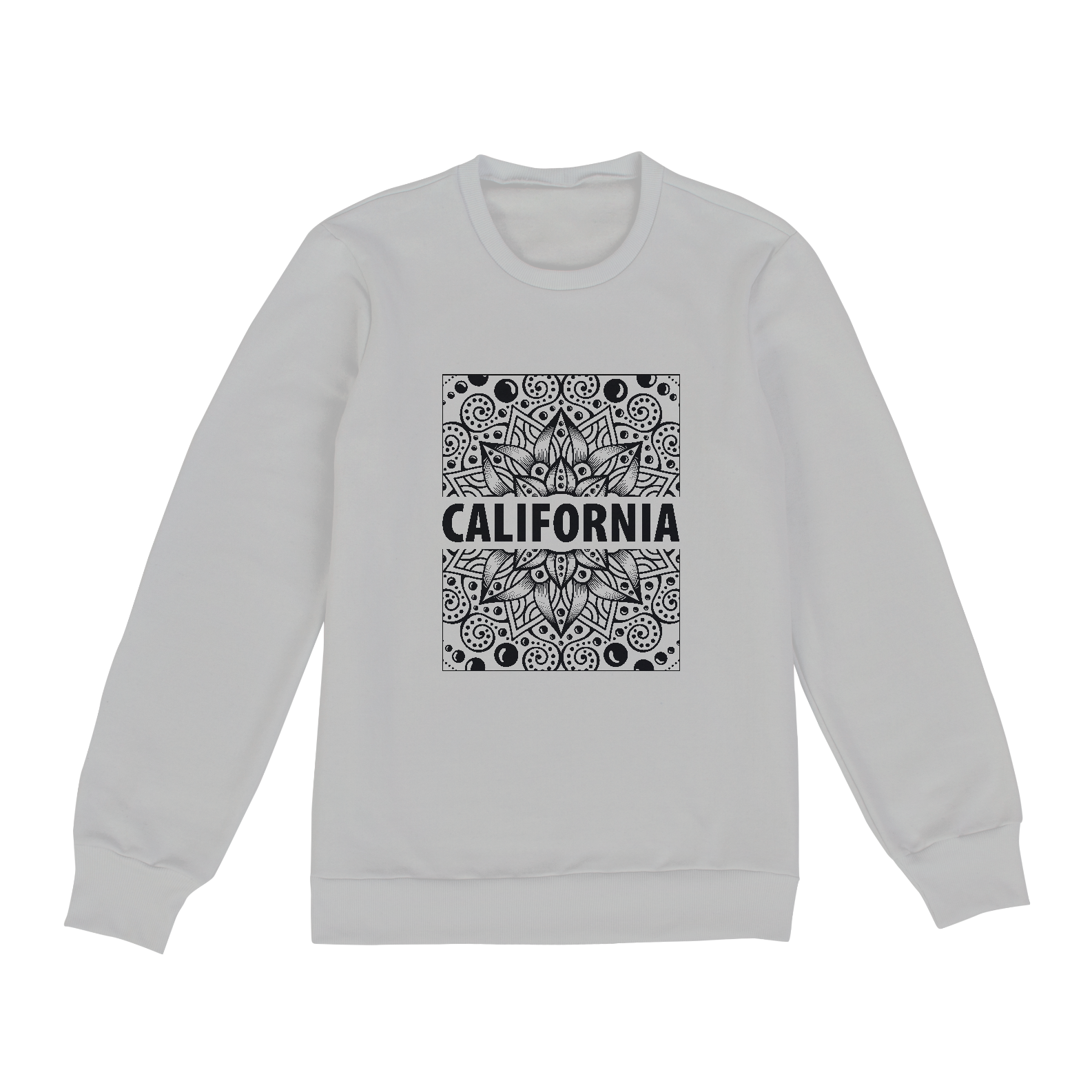 Nome do produto: California estampa simétrica (moletom fechado unissex)