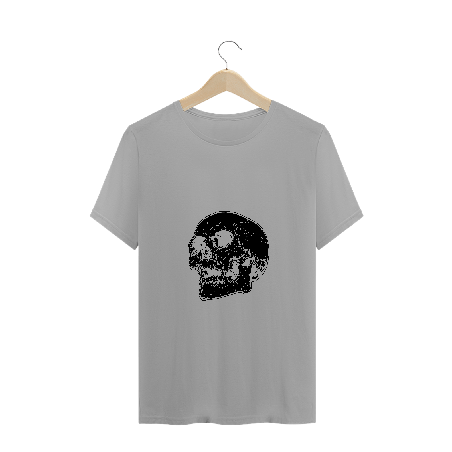 Nome do produto: Calavera (camiseta cinza ou branca)