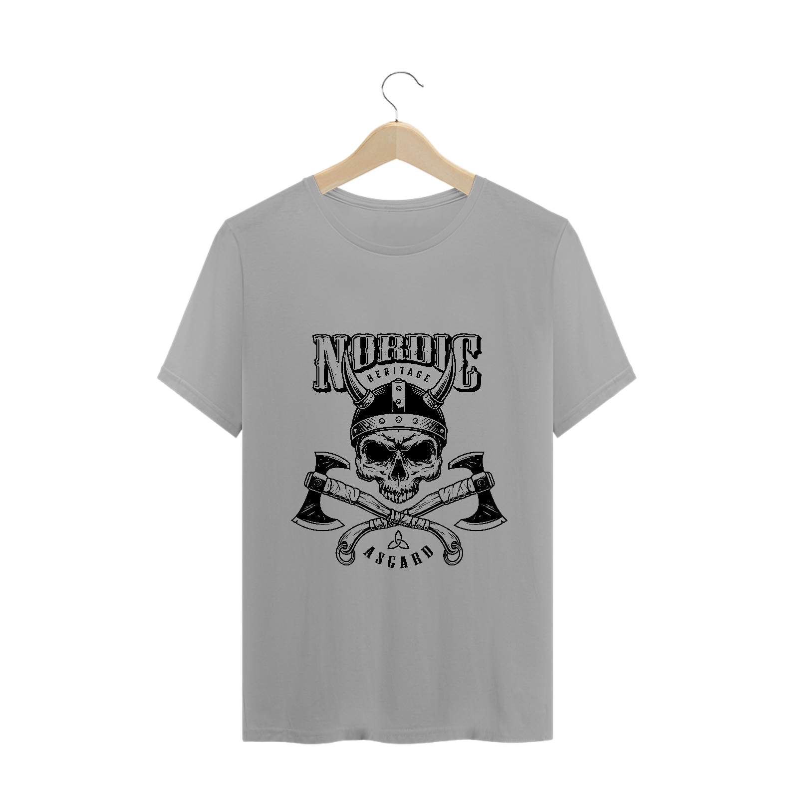 Nome do produto: Nordic Heritage (camiseta cinza ou branca)