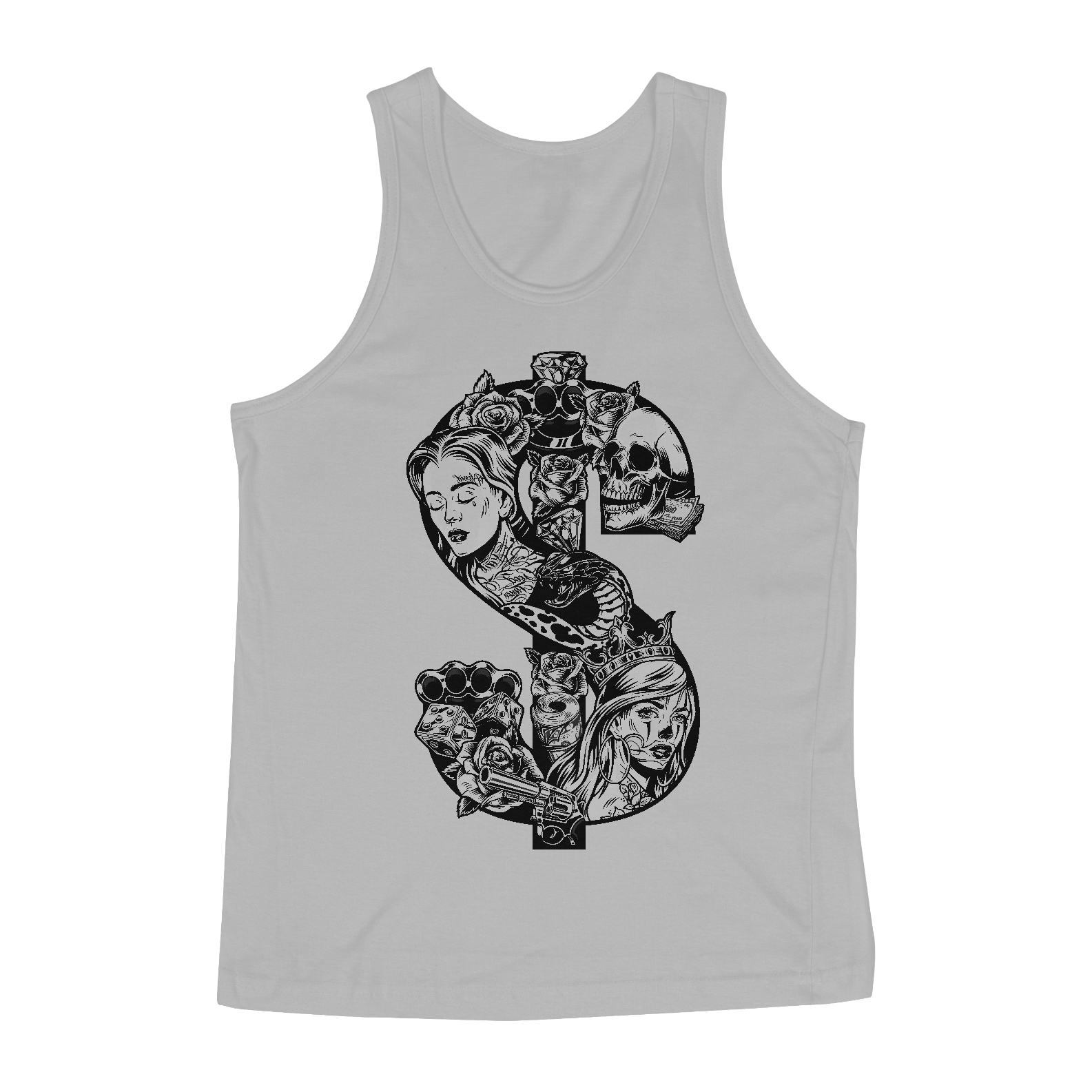 Nome do produto: $aliente (regata cinza ou branca)