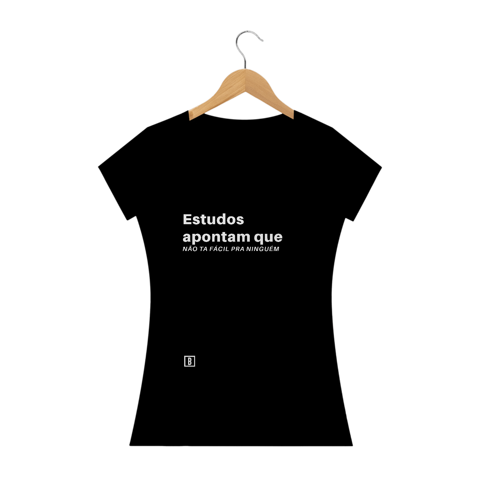 Nome do produto: Estudos apontam que não ta fácil pra ninguém | Camiseta baby long