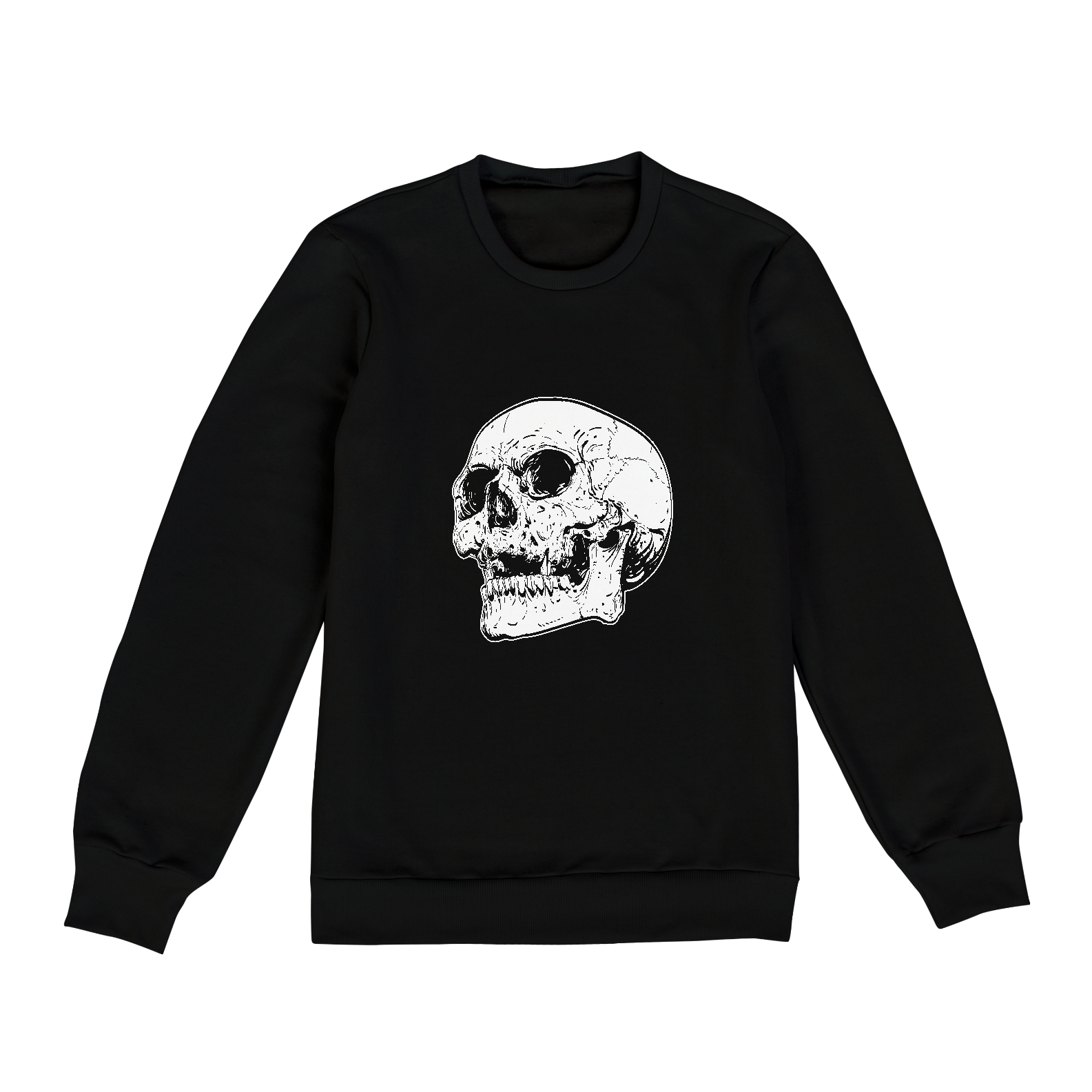 Nome do produto: Calavera (moletom fechado unissex preto ou cinza)