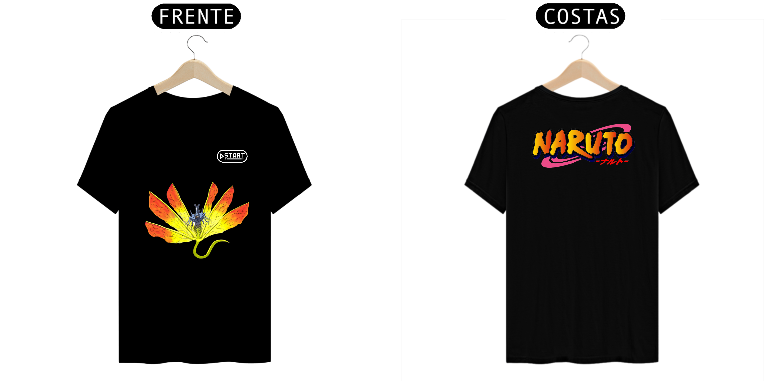 Nome do produto: Camisa Start - Naruto (Chomei)