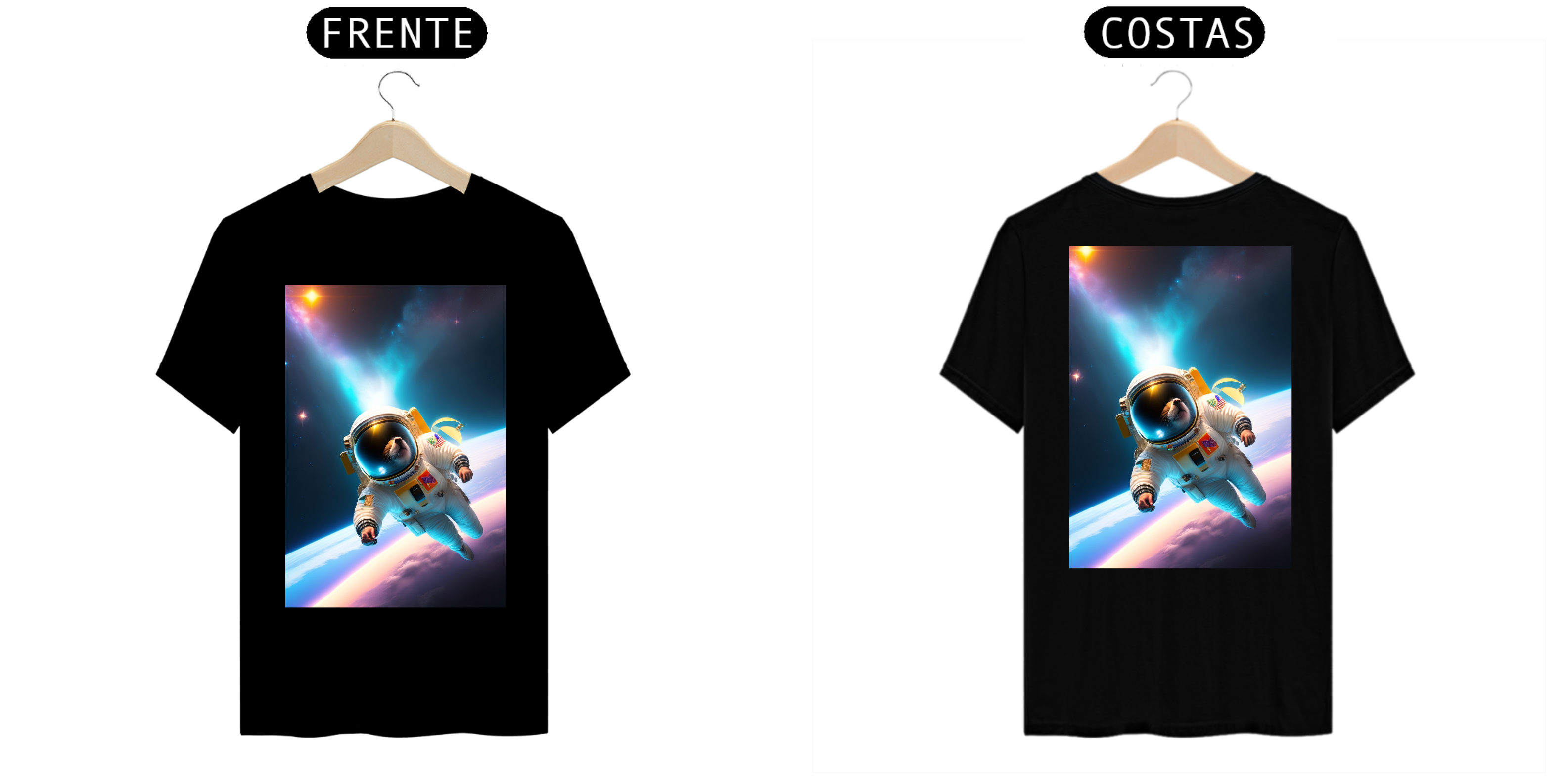 Nome do produto: Camiseta Astronauta
