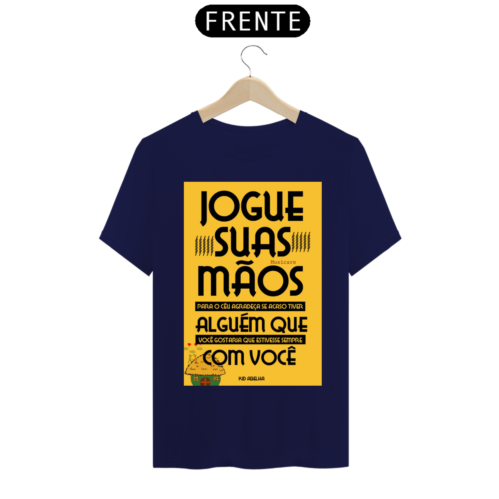 Nome do produto: CAMISA JOGUE SUAS MÃOS PARA O CÉU