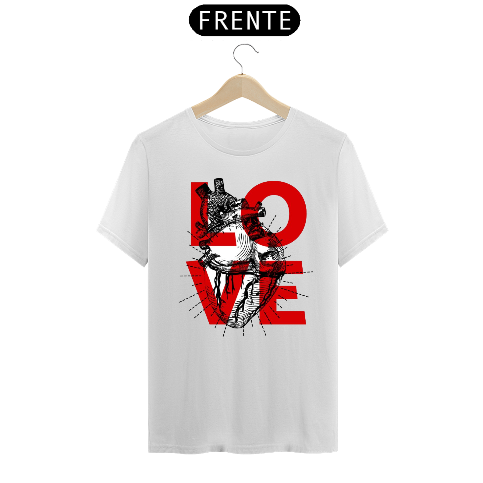 Nome do produto: CAMISA LOVE