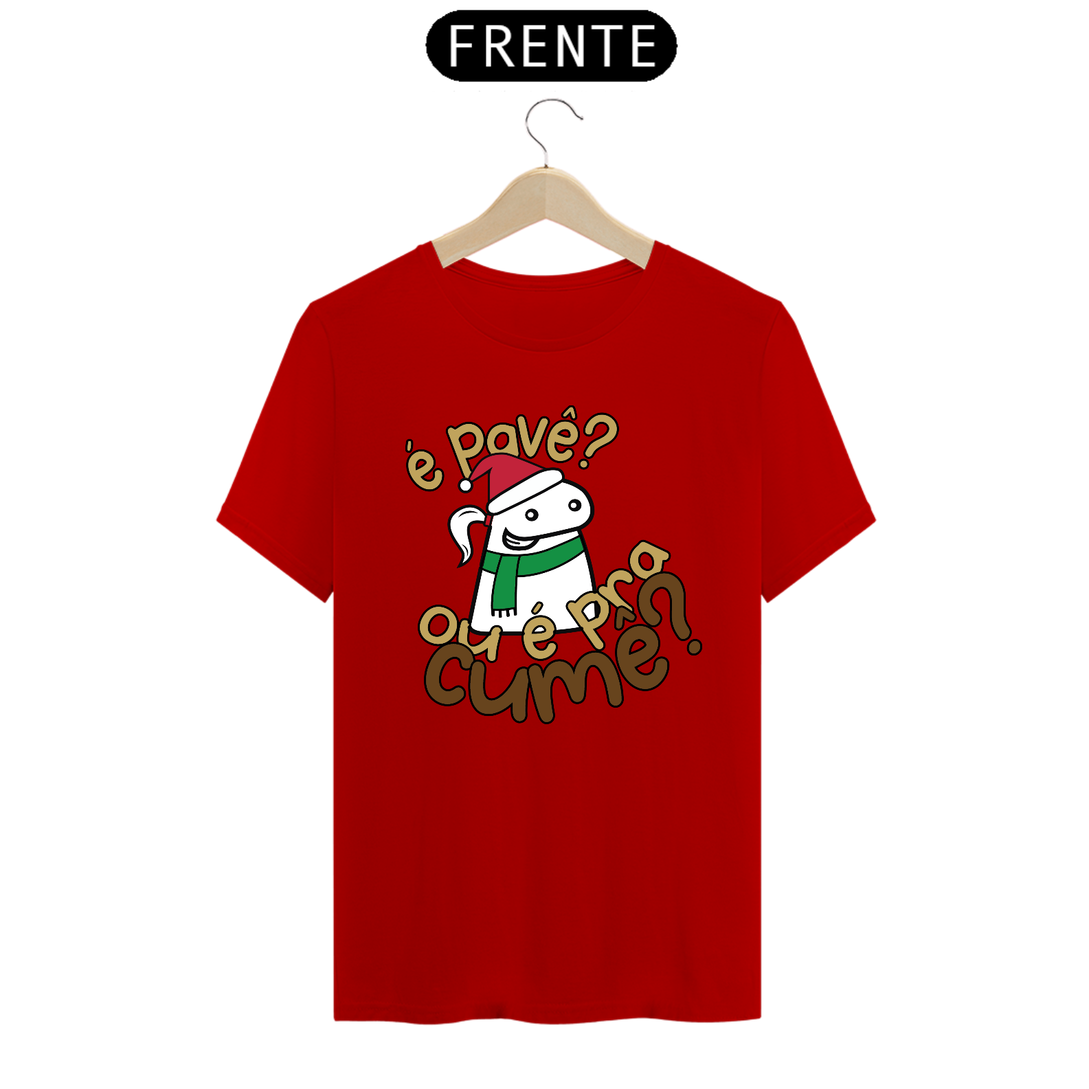Nome do produto: CAMISA NATAL É PAVÊ