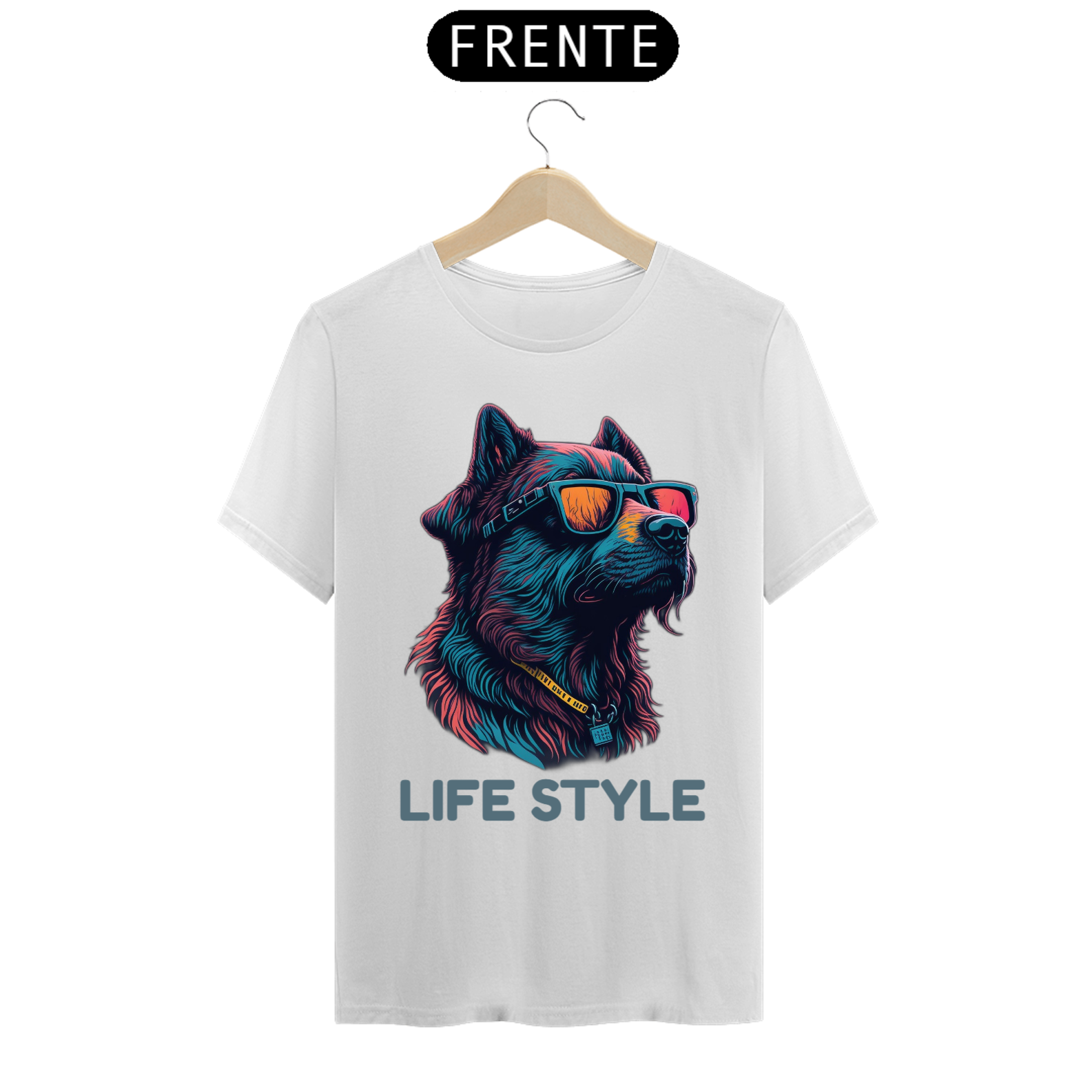 Nome do produto: CAMISA DOG LIFE STYLE