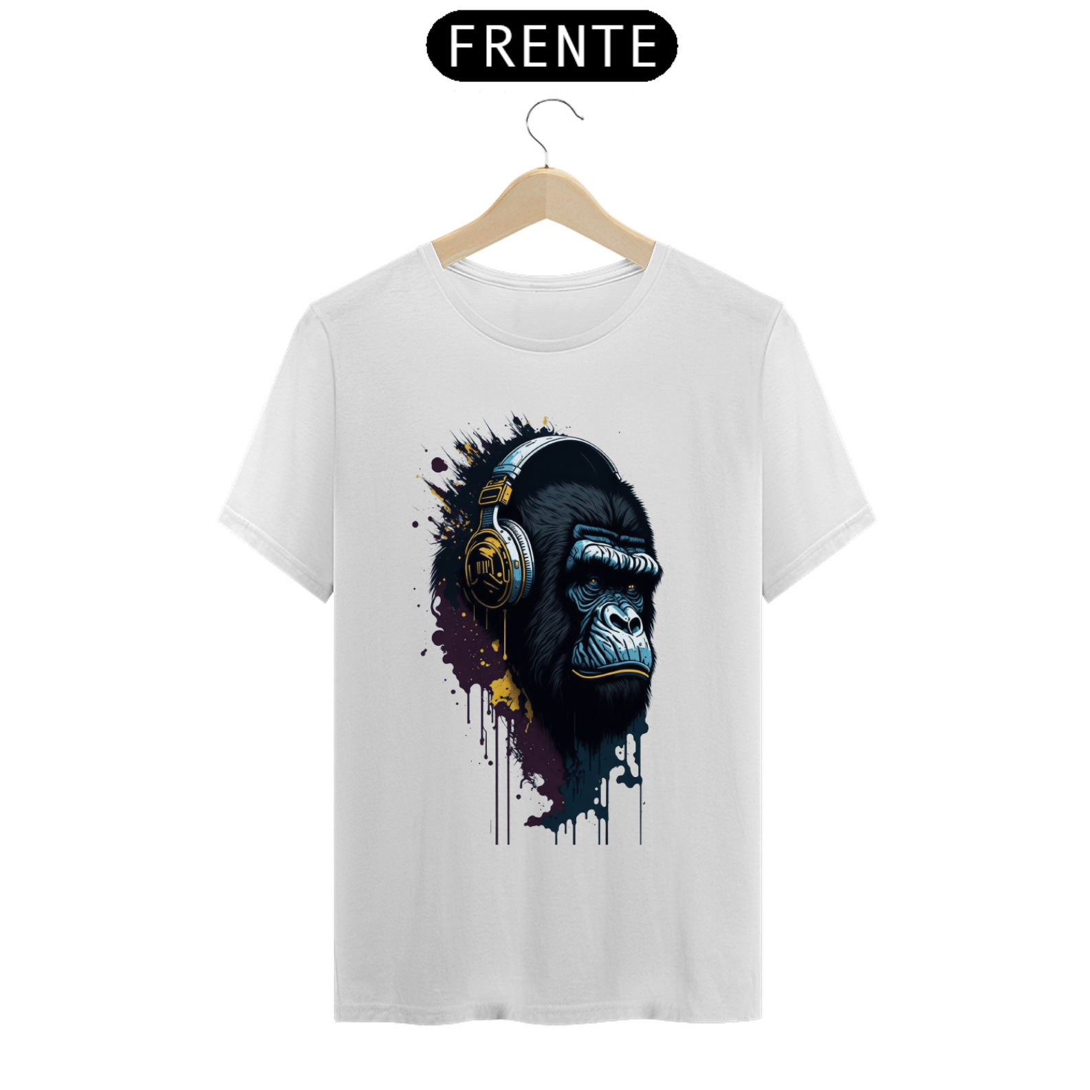 Nome do produto: CAMISA GORILA MUSIC