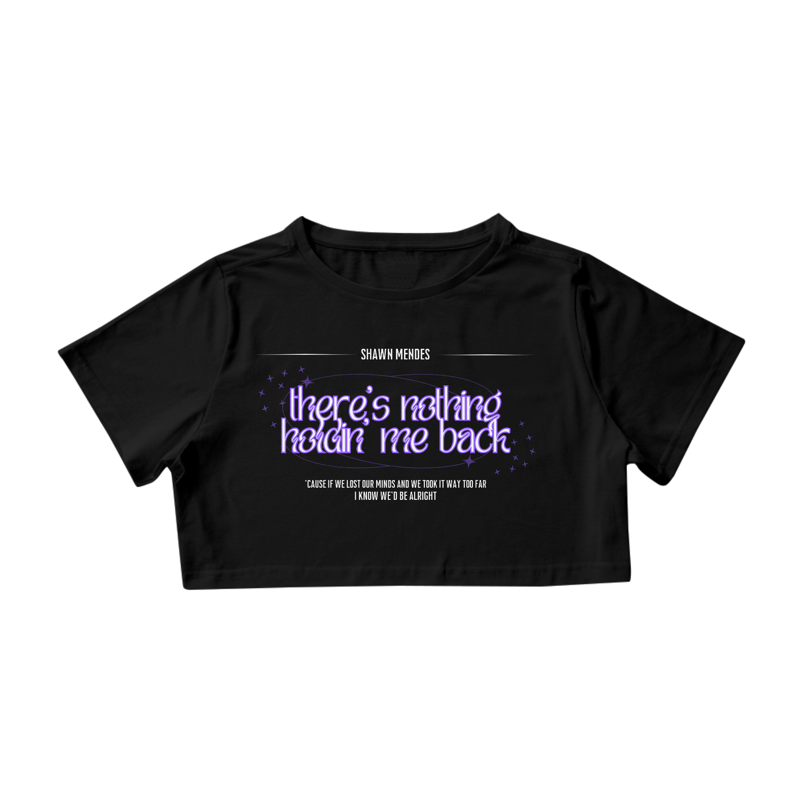 Nome do produto: Camiseta Cropped Shawn Mendes - TNHMB
