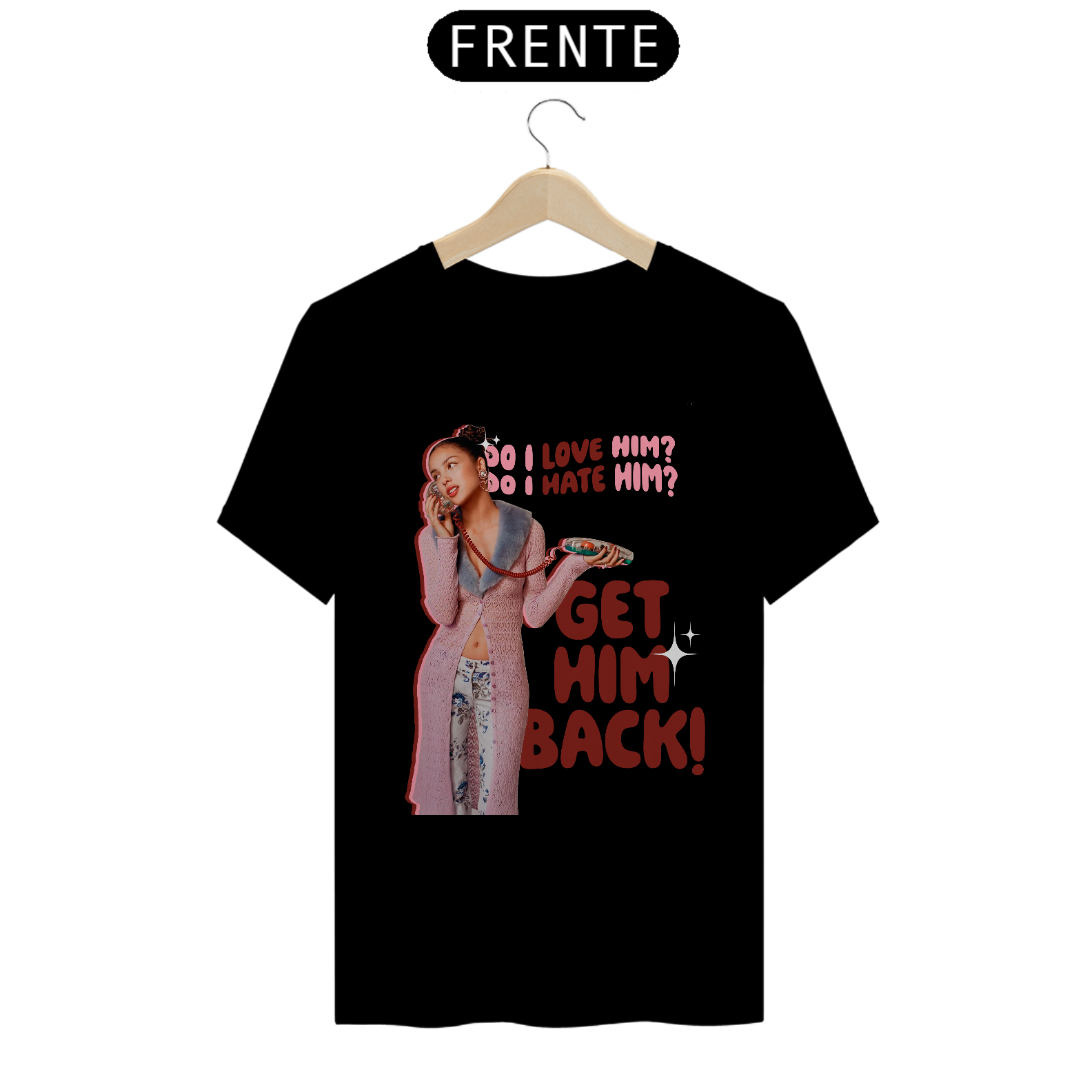 Nome do produto: Camiseta Olivia Rodrigo - Get him back! (Frente única)