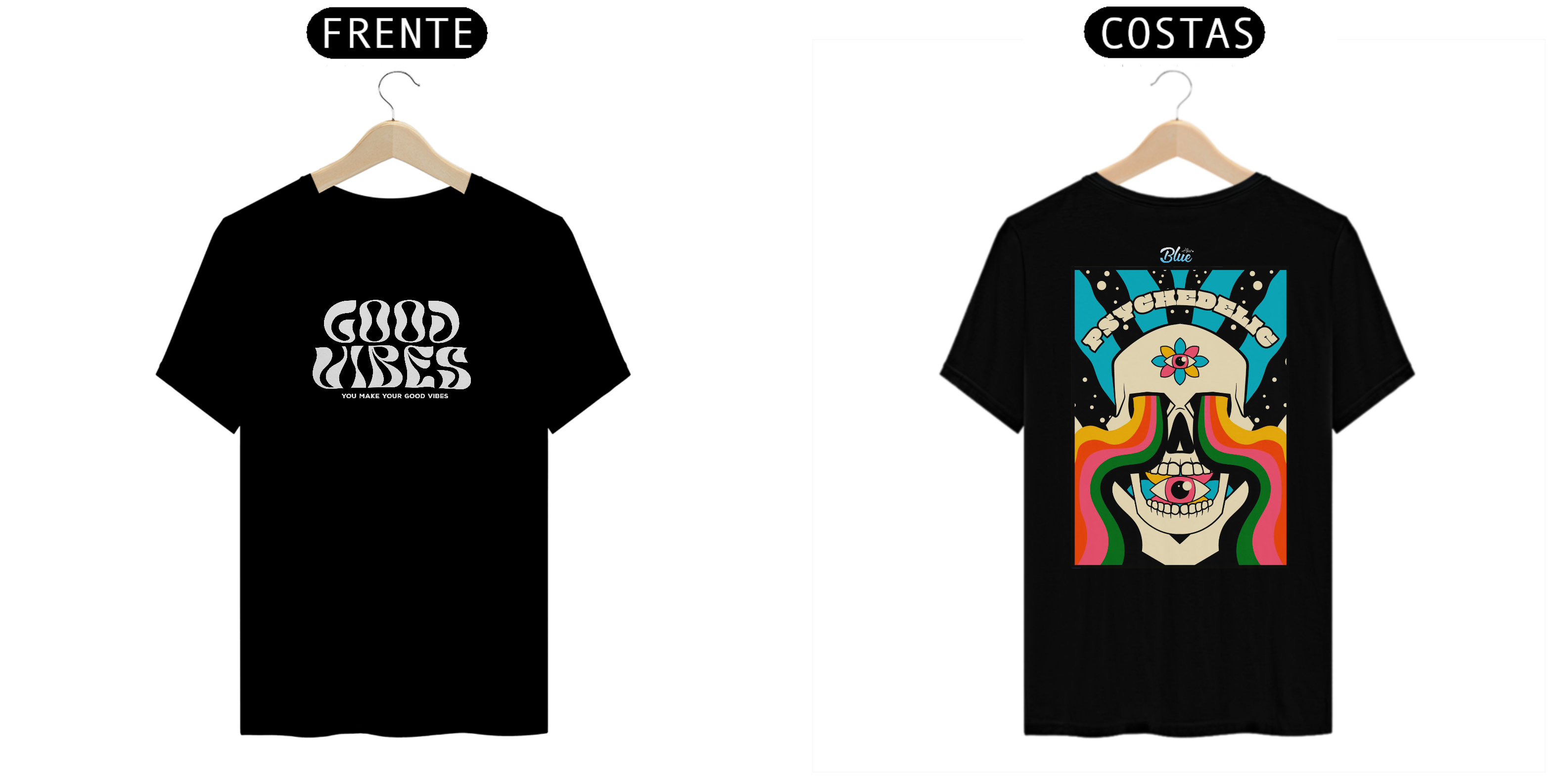 Nome do produto: T-shirt GOOD VIBES