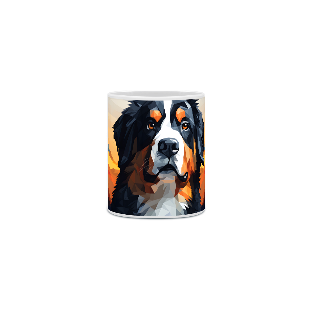 Nome do produto: Caneca Bernese com Arte Digital - #Autenticidade 0020
