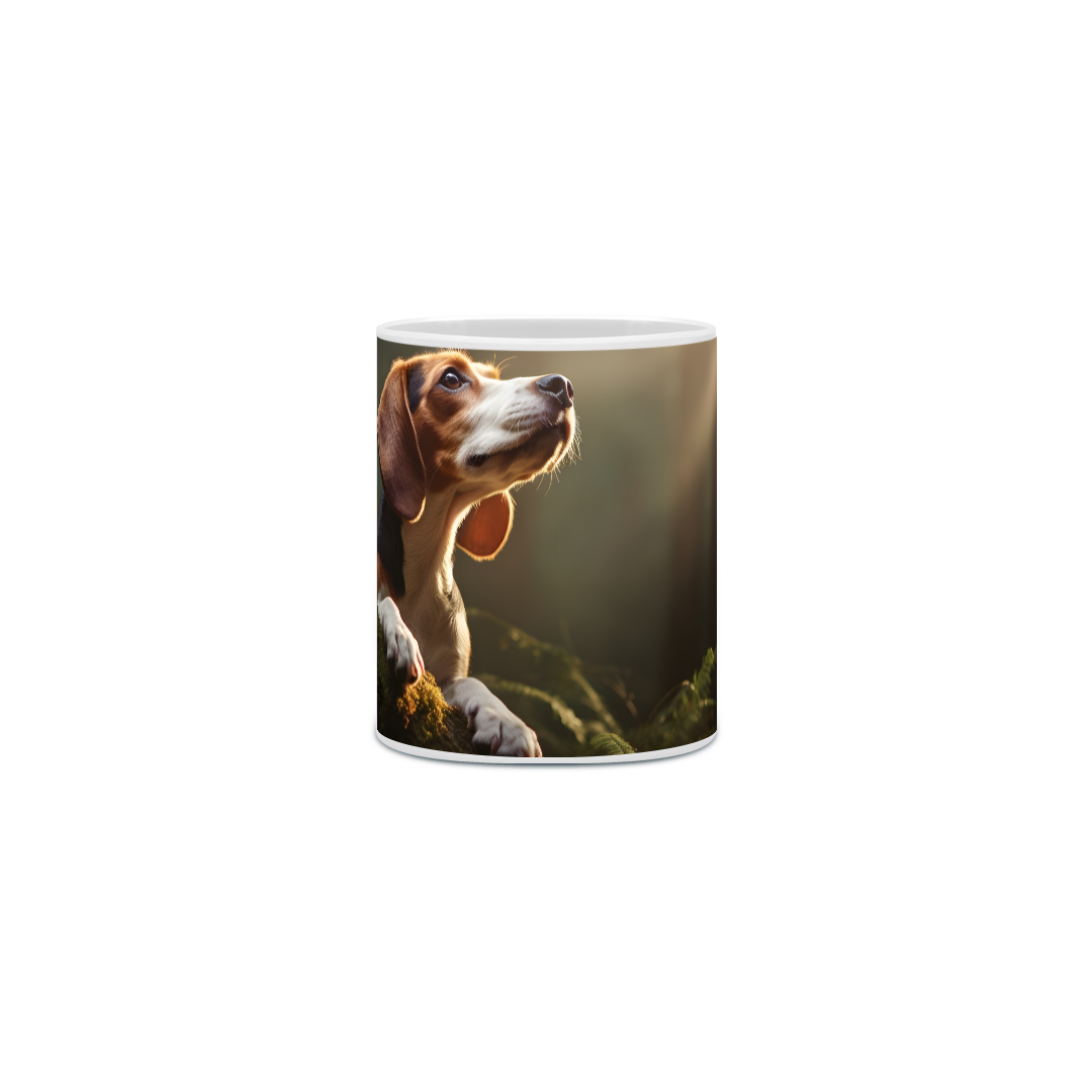 Nome do produto: Caneca Beagle com Arte Digital - #Autenticidade 0014