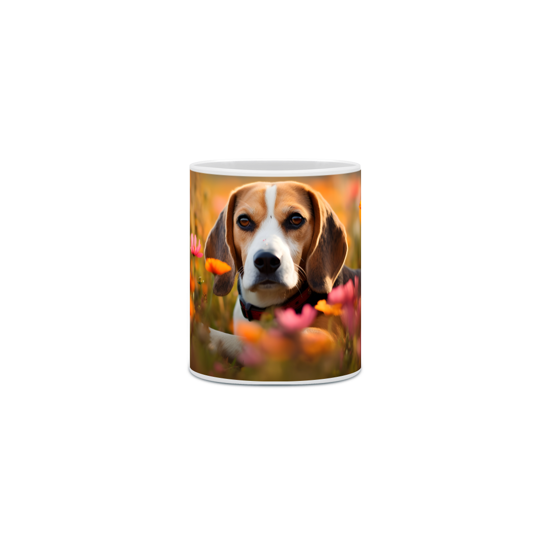 Nome do produto: Caneca Beagle com Arte Digital - #Autenticidade 0016
