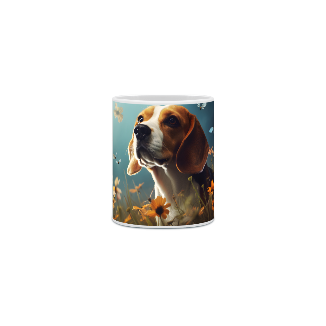 Nome do produto: Caneca Beagle com Arte Digital - #Autenticidade 0021