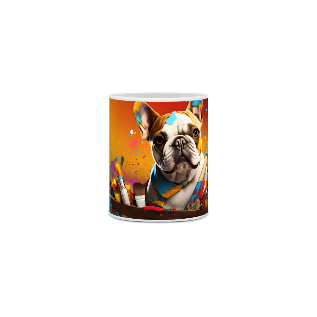 Nome do produto: Caneca Bulldog Francês - Com Arte Digital - #Autenticidade 0023