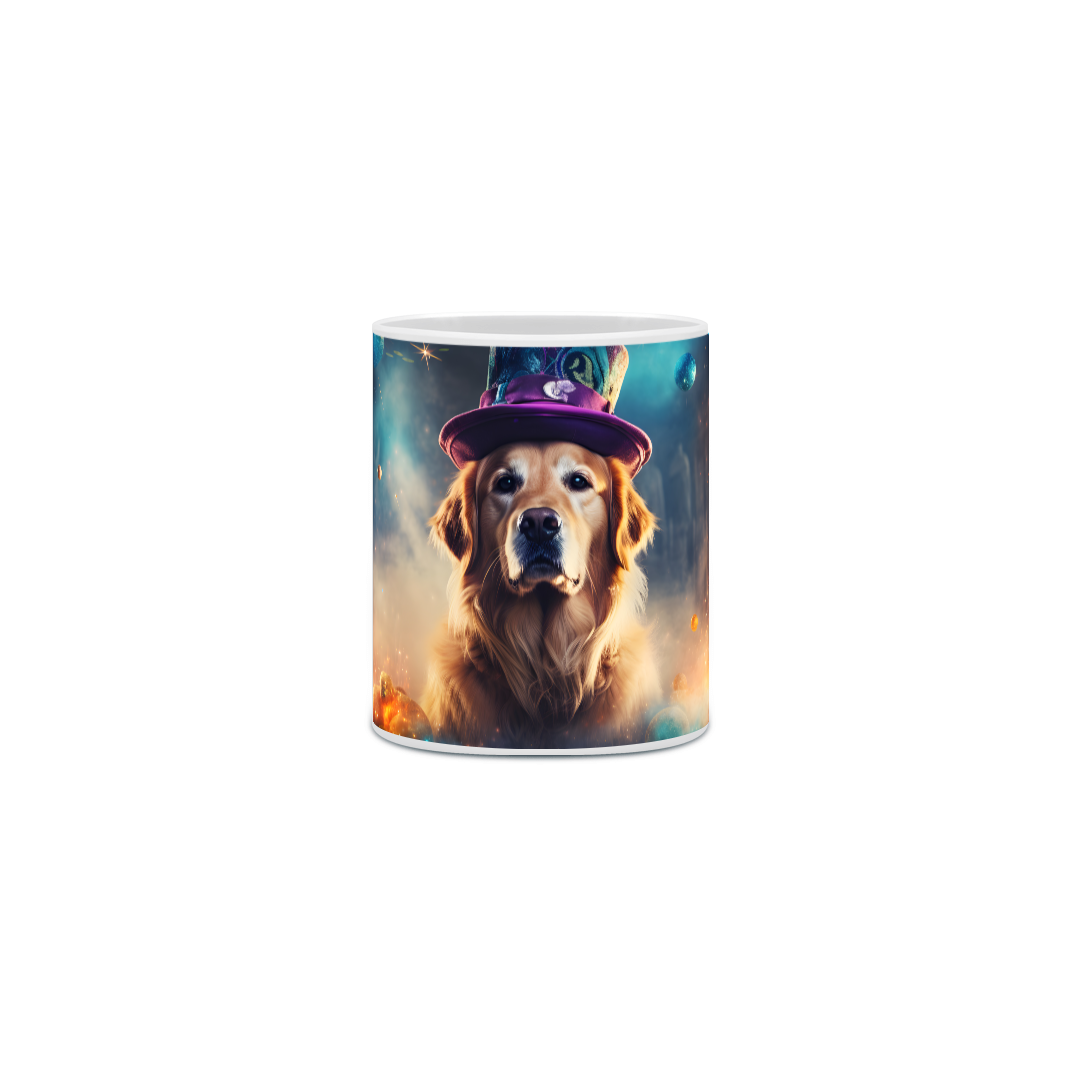 Nome do produto: Caneca Golden Retriever com Arte Digital - #Autenticidade 0011