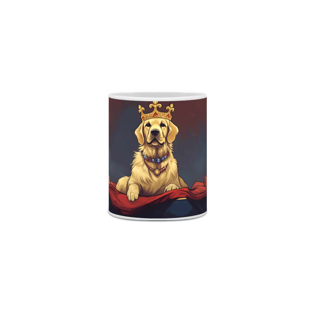 Nome do produto: Caneca Golden Retriever com Arte Digital - #Autenticidade 0012