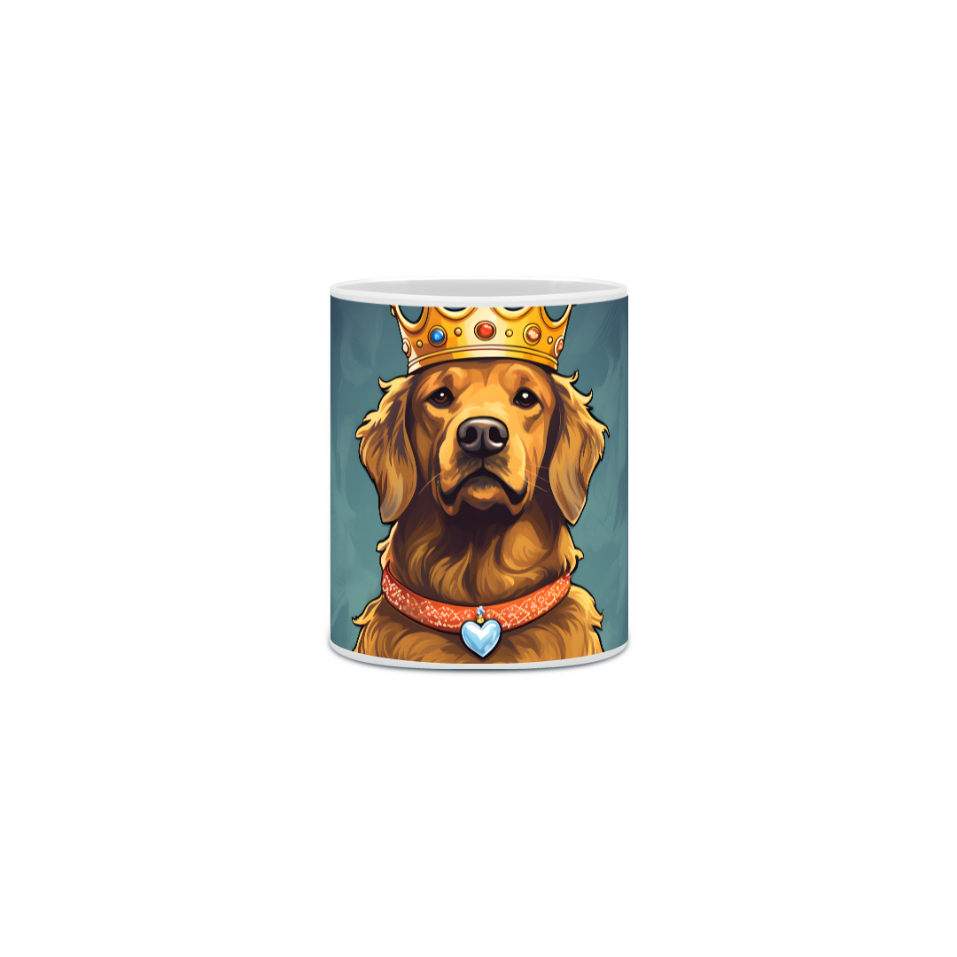 Nome do produto: Caneca Golden Retriever com Arte Digital - #Autenticidade 0014