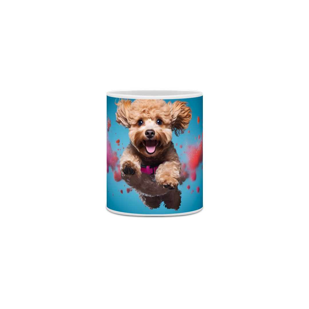 Nome do produto: Caneca Poodle com Arte Digital - #Autenticidade 0002