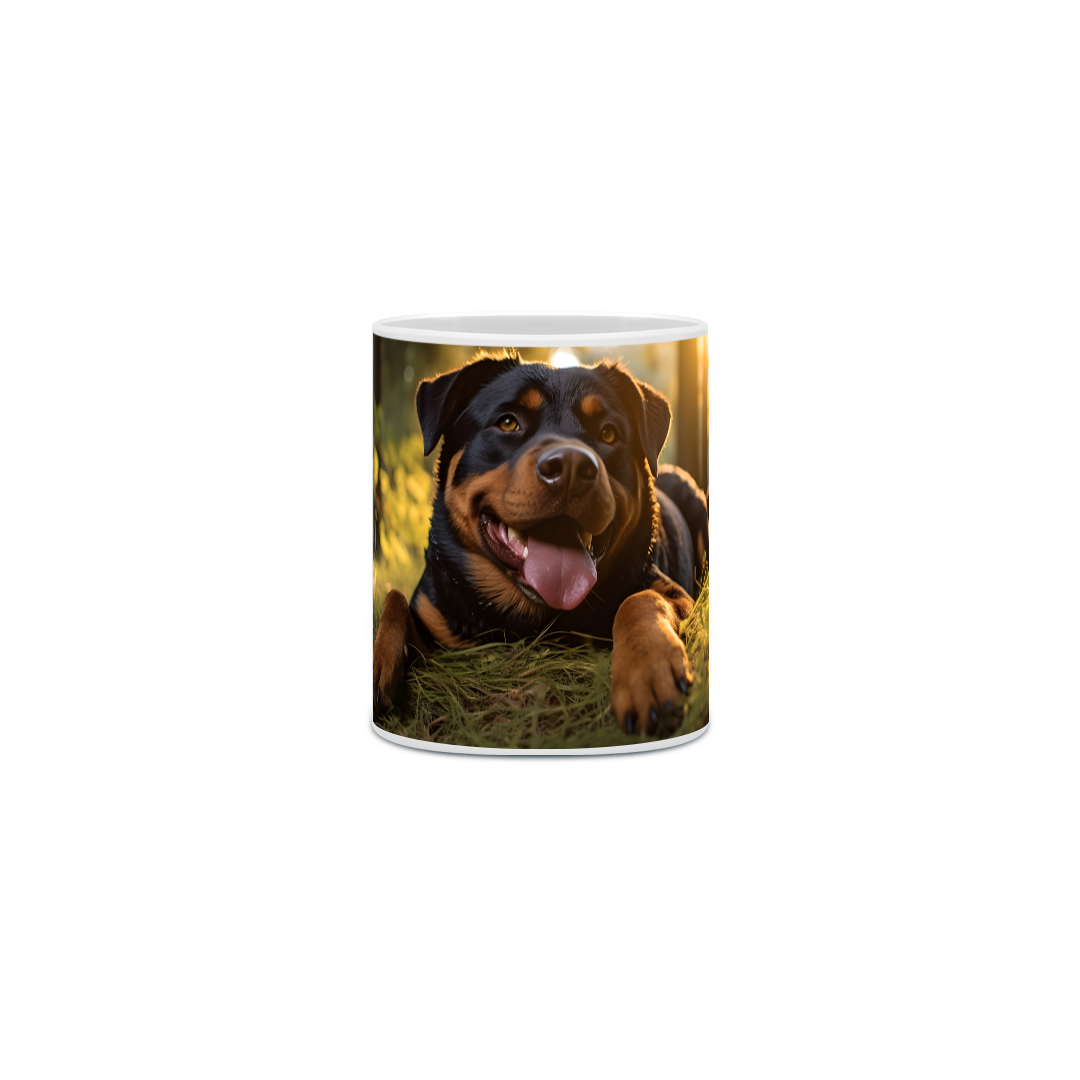 Nome do produto: Caneca Rottweiler com Arte Digital - #Autenticidade 0011